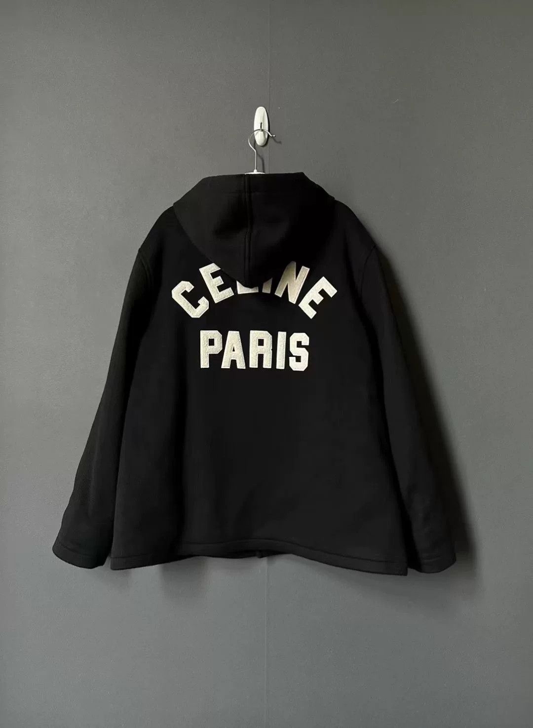 Celine Celine Wool Hooded Coat Size US L / EU 52-54 / 3 - 2 Thumbnail
