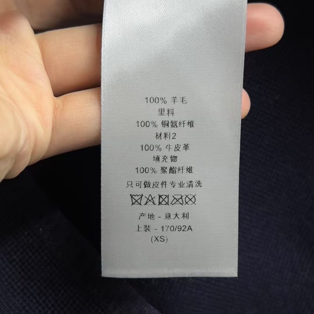 Dior Dior Quilted Leather Cannage Logo Ribbed Jacket Size US XS / EU 42 / 0 - 4 Thumbnail