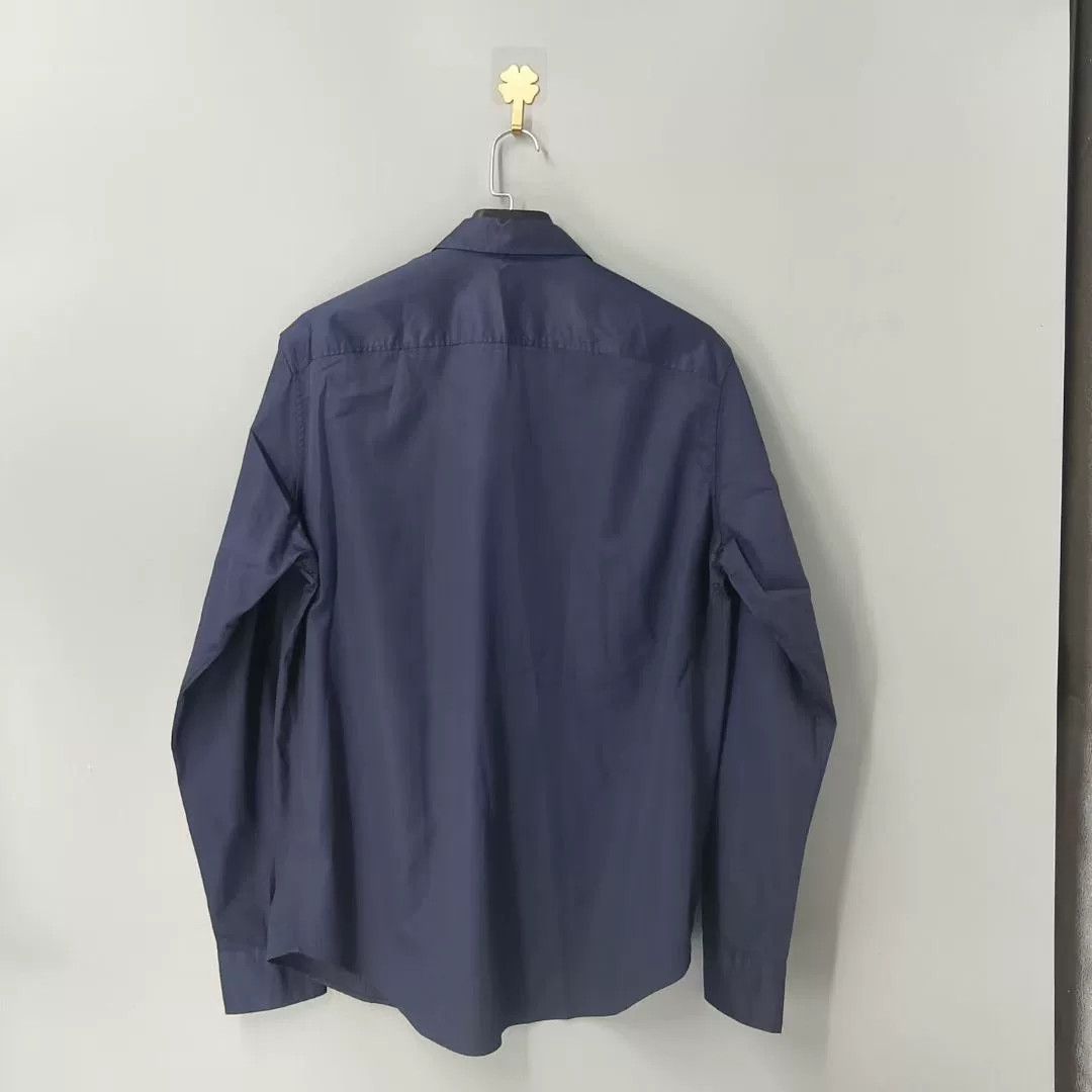 Louis Vuitton Louis Vuitton SS24 Solid Logo Embroidered Long Sleeve Shirt Size US L / EU 52-54 / 3 - 2 Thumbnail