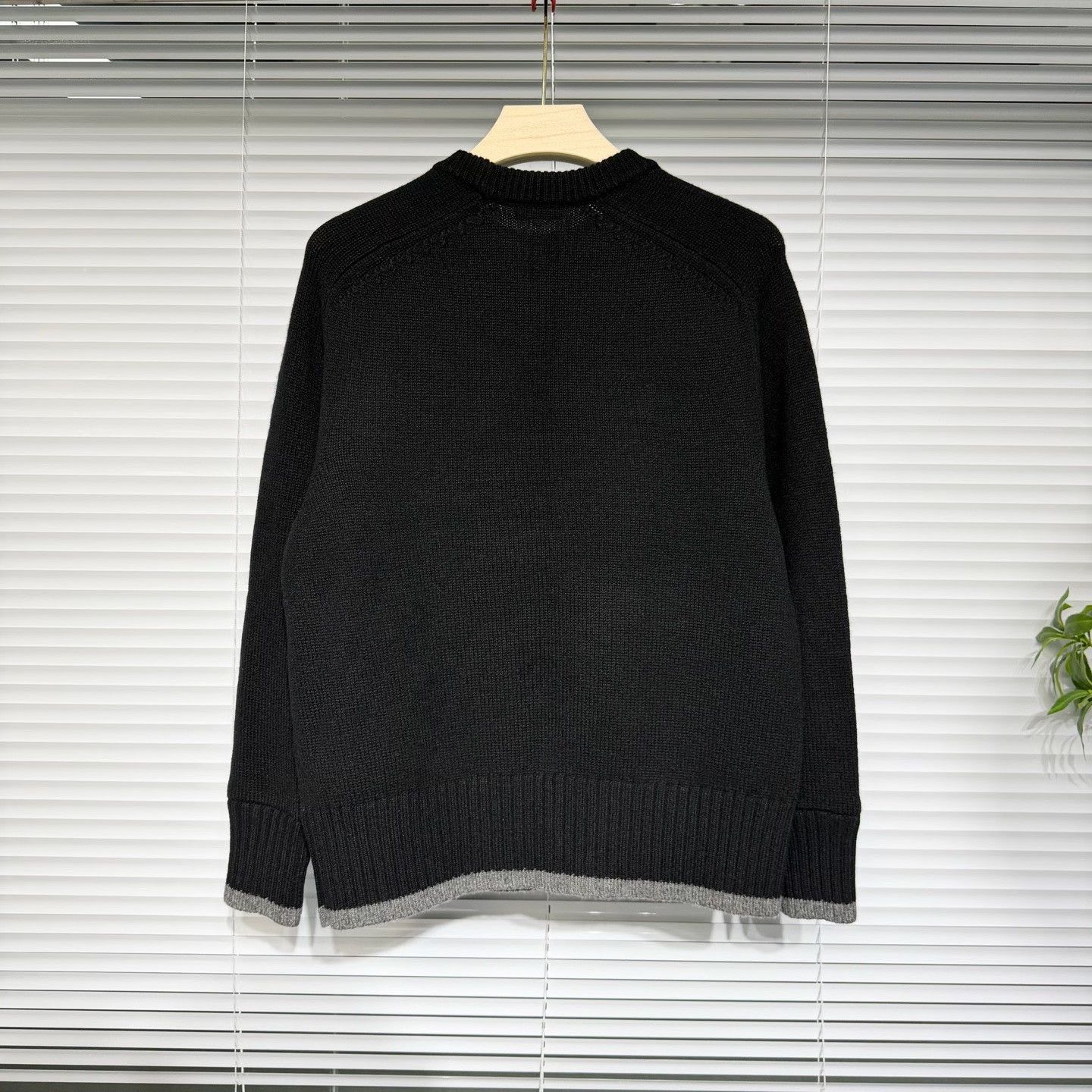 Dior DIOR Black Knit Sweater with Logo Size US S / EU 44-46 / 1 - 2 Thumbnail