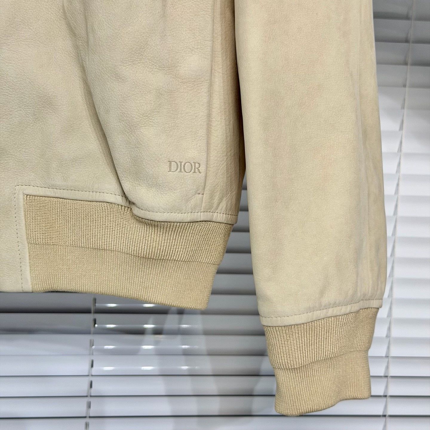 Dior Dior Leather Jacket with Logo Size US M / EU 48-50 / 2 - 3 Thumbnail