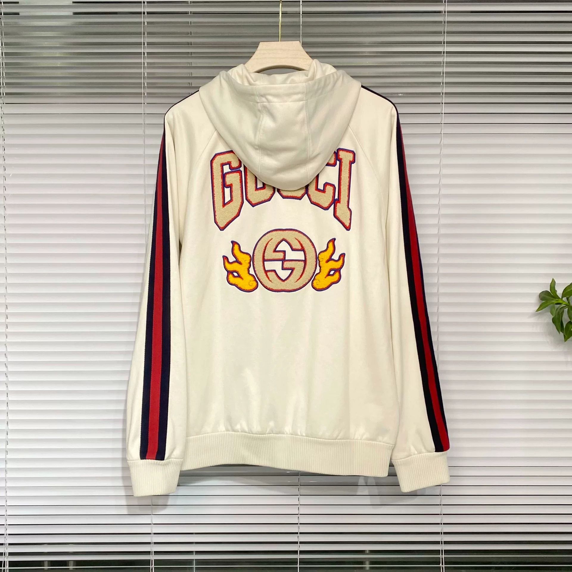 Gucci Gucci Year of Dragon Double G Flame Hoodie Size US M / EU 48-50 / 2 - 2 Thumbnail
