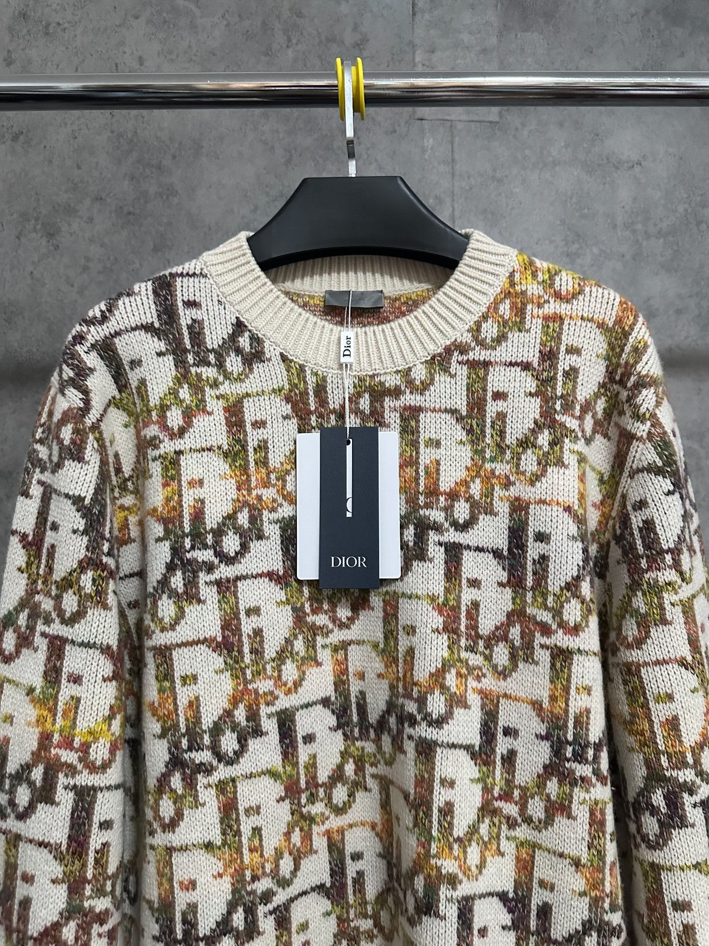 Dior Dior Oblique Monogram Print Sweater Size US XL / EU 56 / 4 - 2 Thumbnail