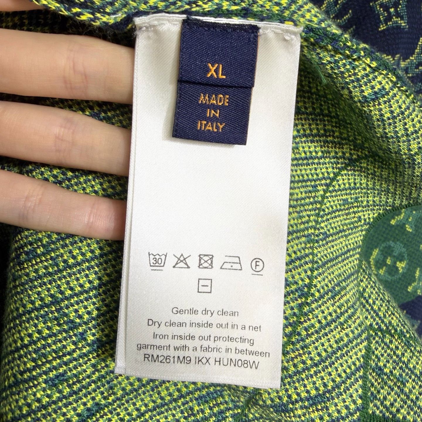 Louis Vuitton LV Knit Short-Sleeve Logo T-Shirt Size US XL / EU 56 / 4 - 4 Thumbnail
