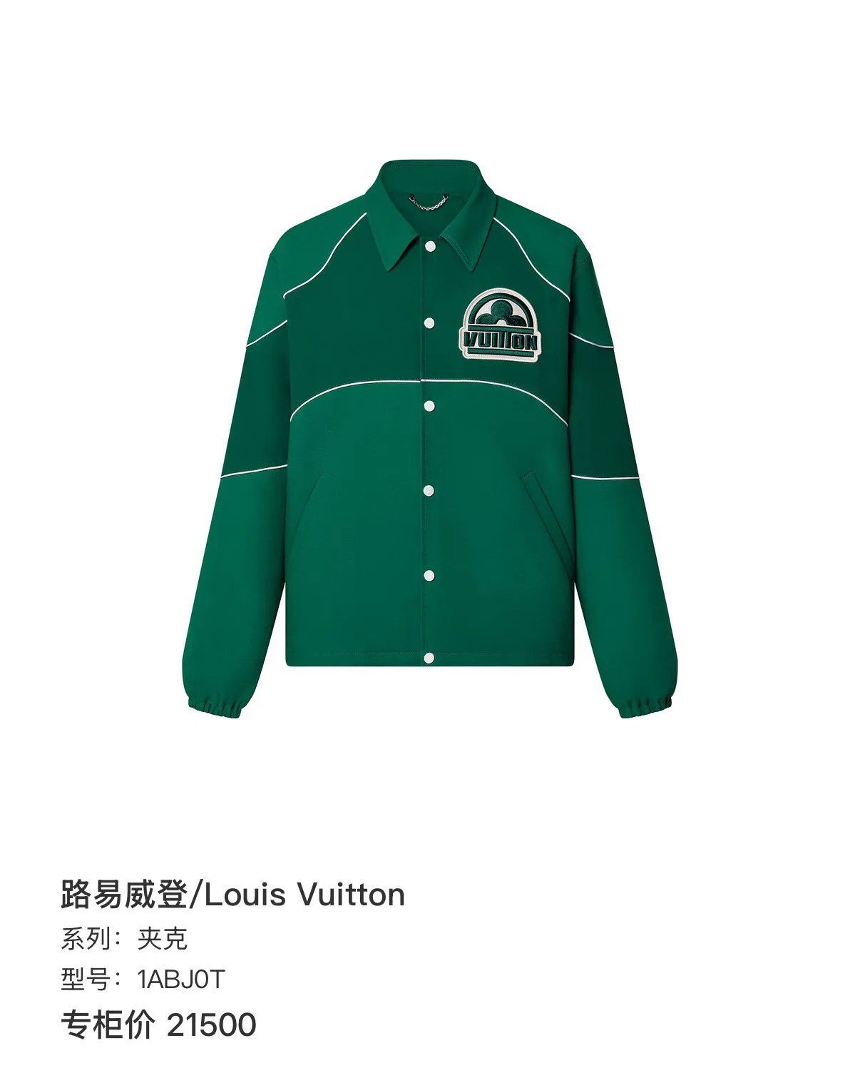 Louis Vuitton LV 24 Early Spring Green Embroidered Jacket Size US M / EU 48-50 / 2 - 7 Thumbnail