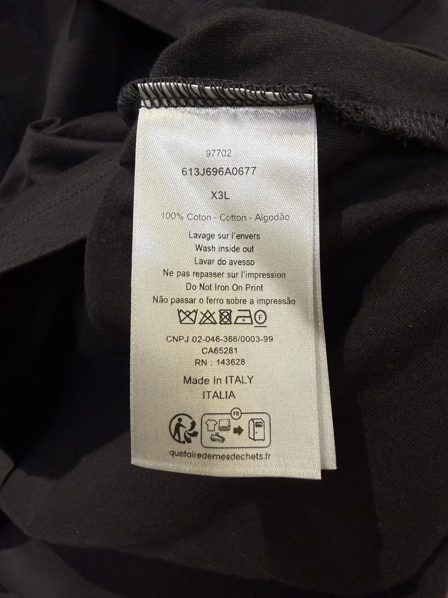 Dior DIOR 3M Reflective Logo Short Sleeve Size US M / EU 48-50 / 2 - 3 Thumbnail