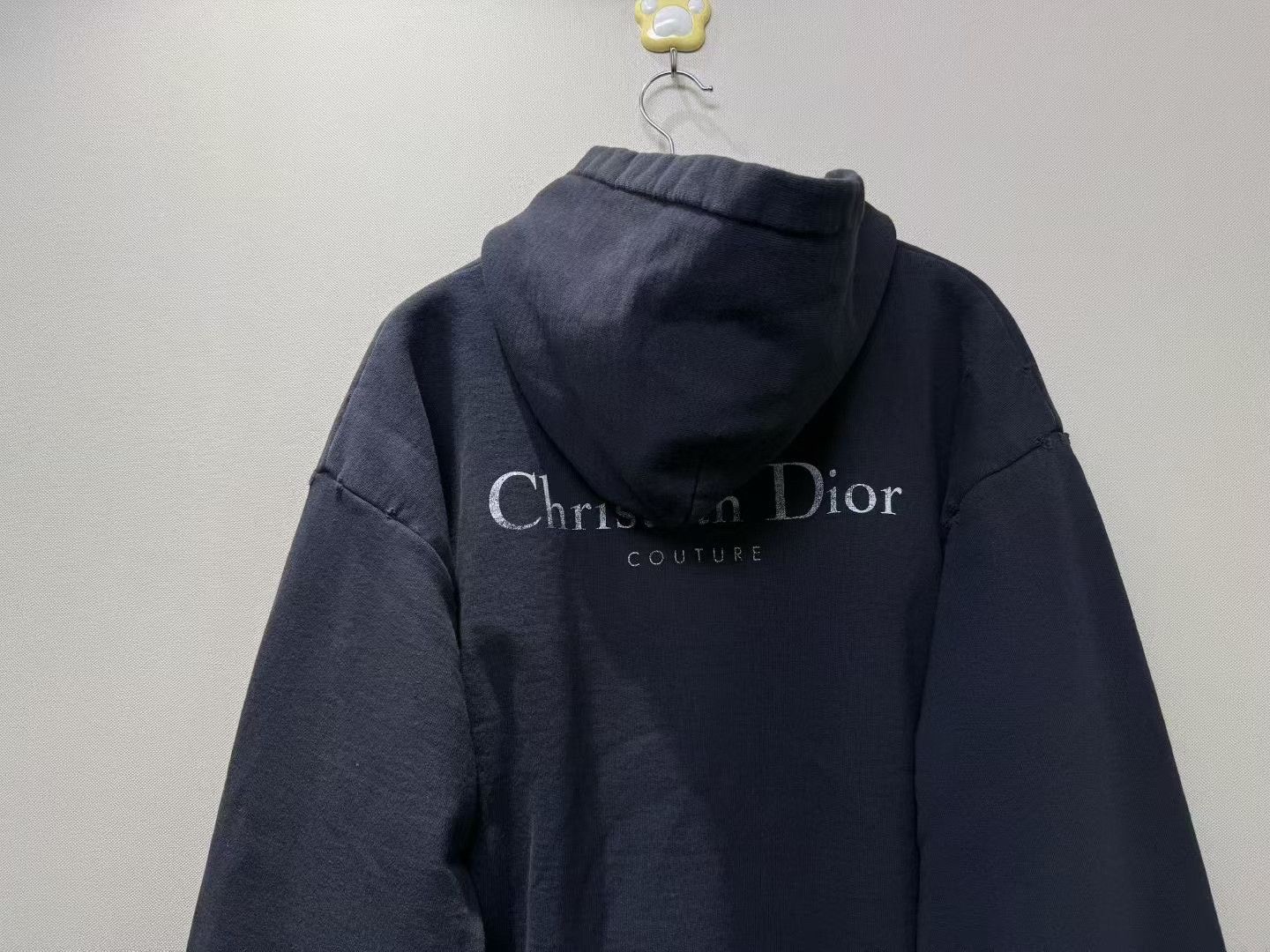 Dior Dior Distressed Slogan Hoodie Size US L / EU 52-54 / 3 - 5 Thumbnail