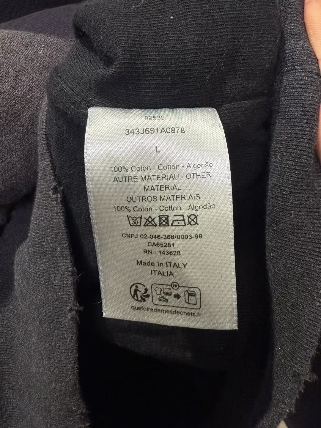 Dior Dior Distressed Slogan Hoodie Size US L / EU 52-54 / 3 - 3 Thumbnail