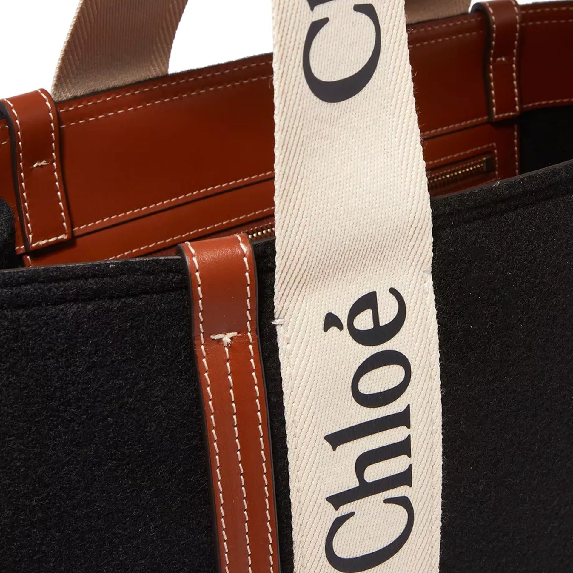 Chloe Chloe Woody Medium Tote Bag Size ONE SIZE - 4 Thumbnail