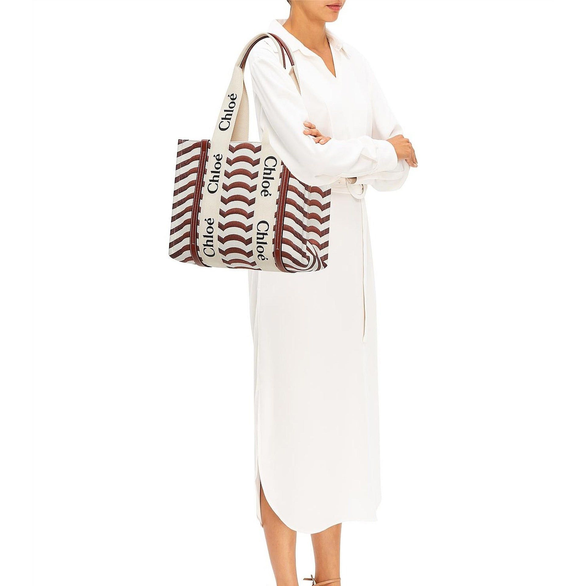 Chloe Chloe Woody Medium Tote Bag Size ONE SIZE - 4 Thumbnail