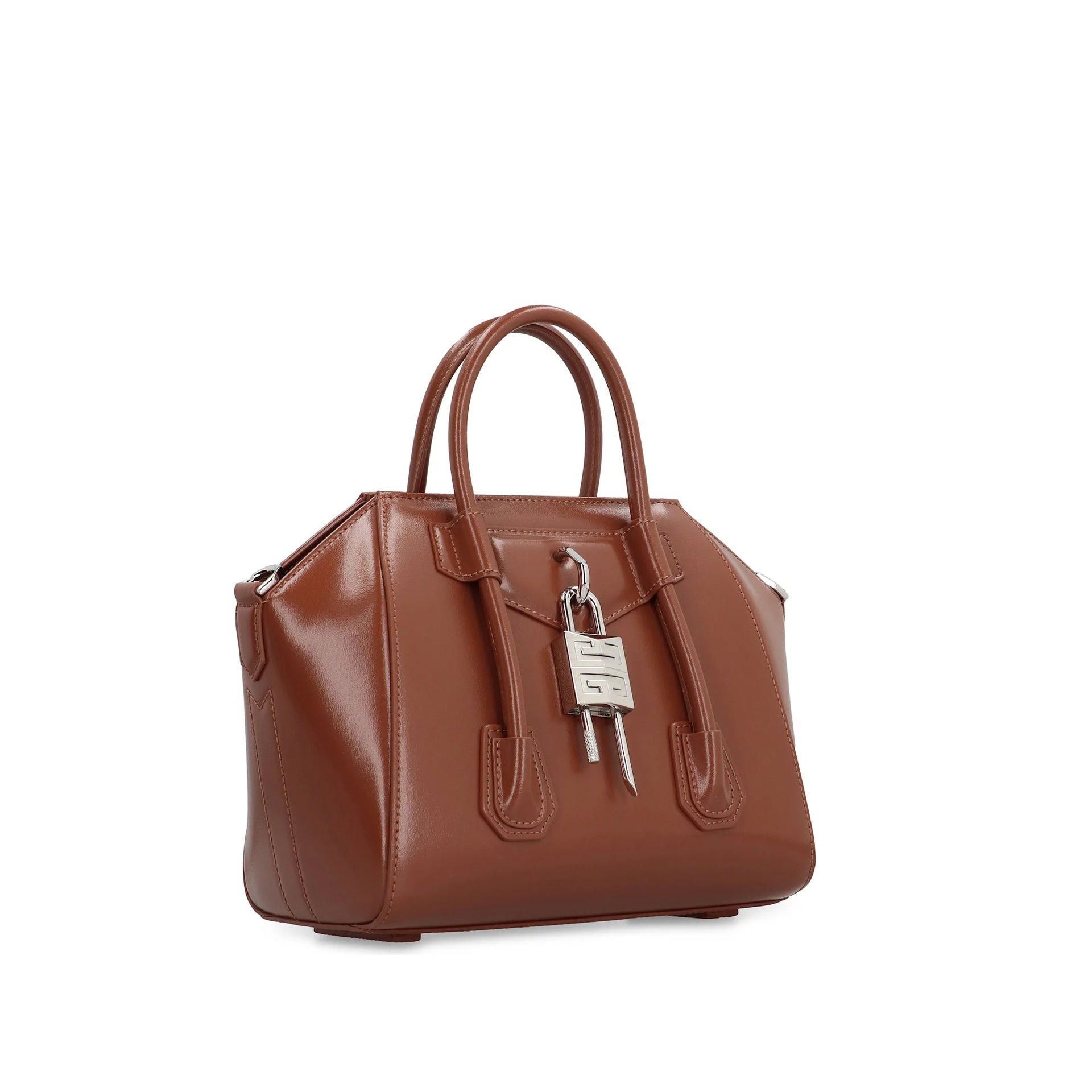 Givenchy Givenchy Antigona Lock Mini Leather Handbag Size ONE SIZE - 2 Thumbnail