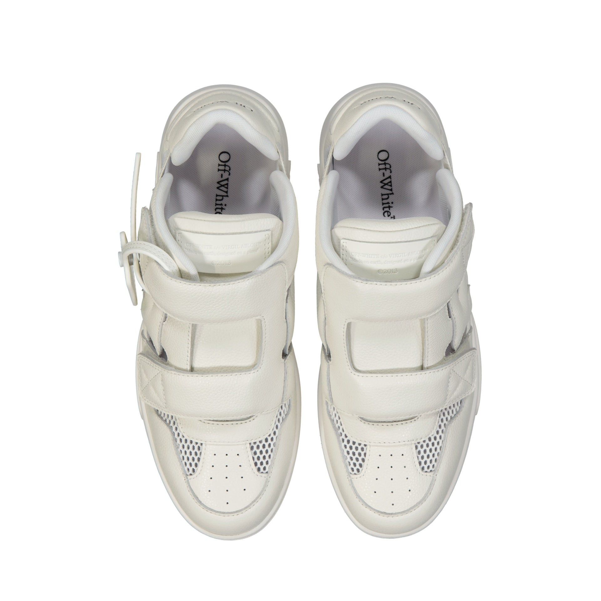 Off-White OFF-WHITE Leather Sneakers Size US 7 / EU 40 - 4 Thumbnail