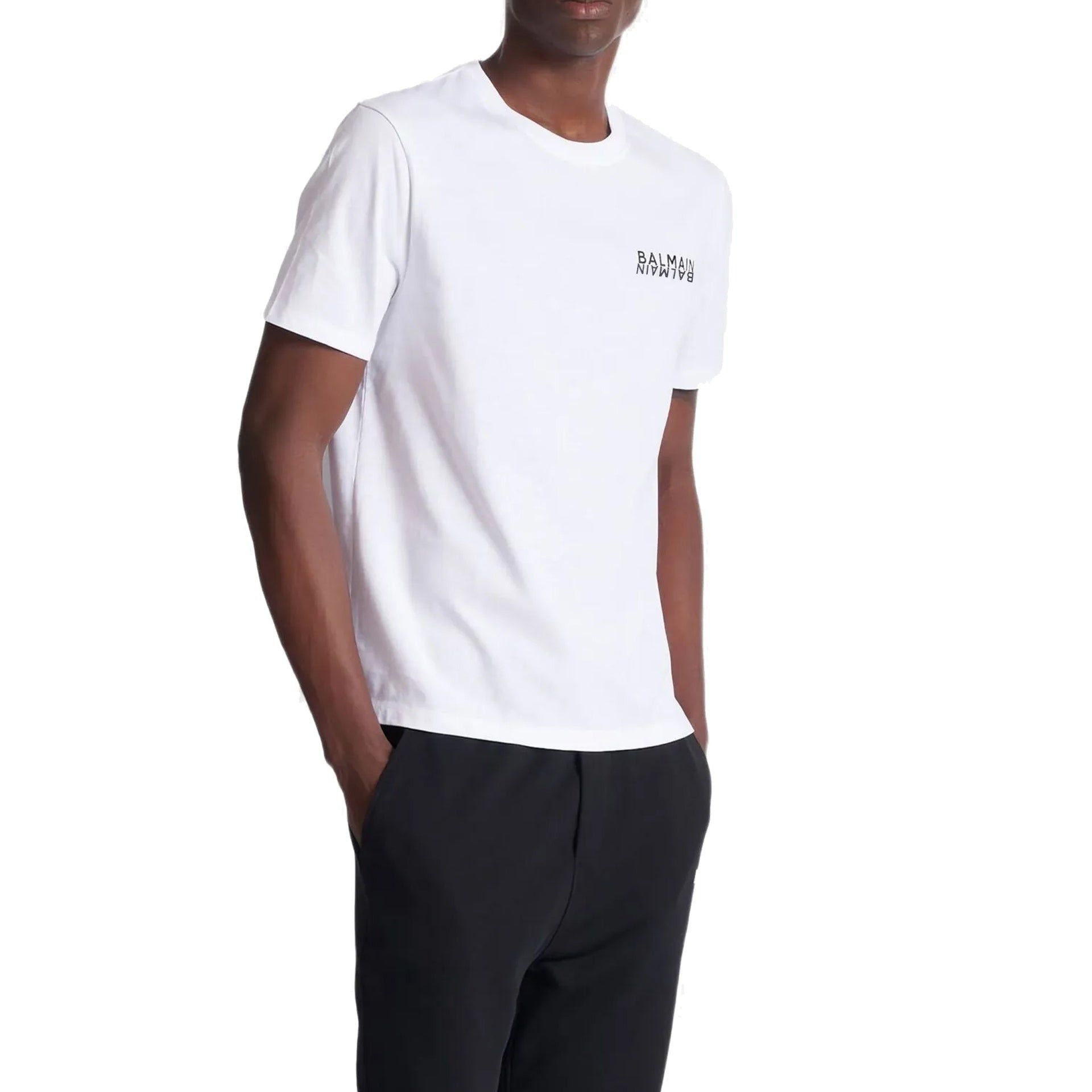 Balmain Balmain logo-print T-shirt Size US XXL / EU 58 / 5 - 2 Thumbnail