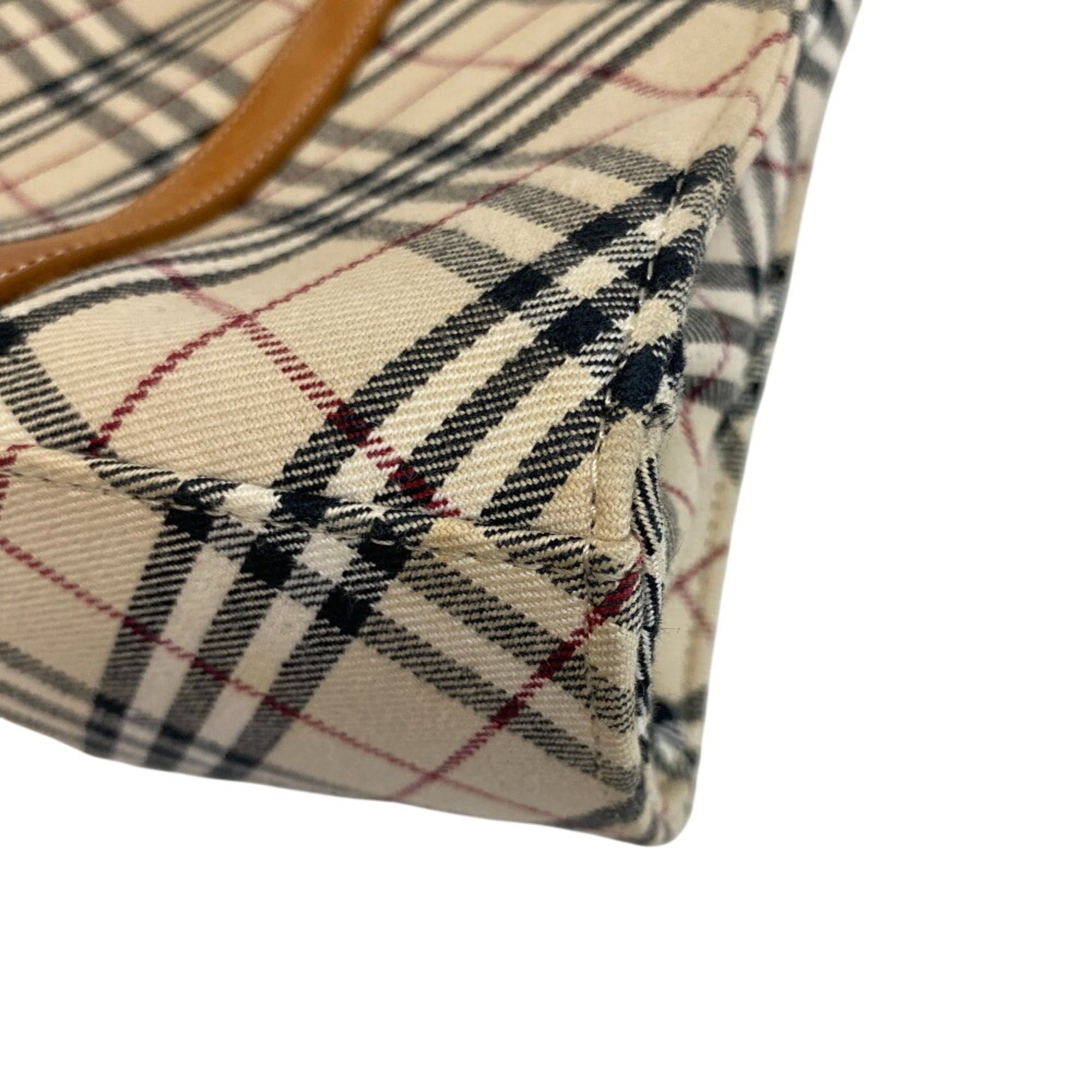 Burberry BURBERRY Nova Check Tote Bag Shoulder Beige Size ONE SIZE - 6 Thumbnail