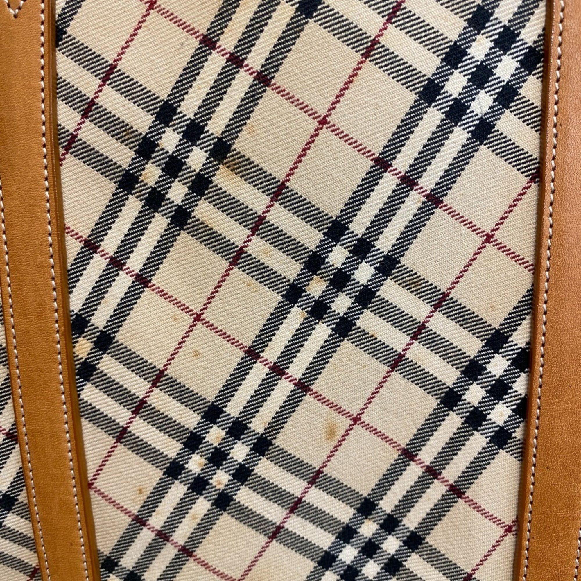 Burberry BURBERRY Nova Check Tote Bag Shoulder Beige Size ONE SIZE - 14 Thumbnail