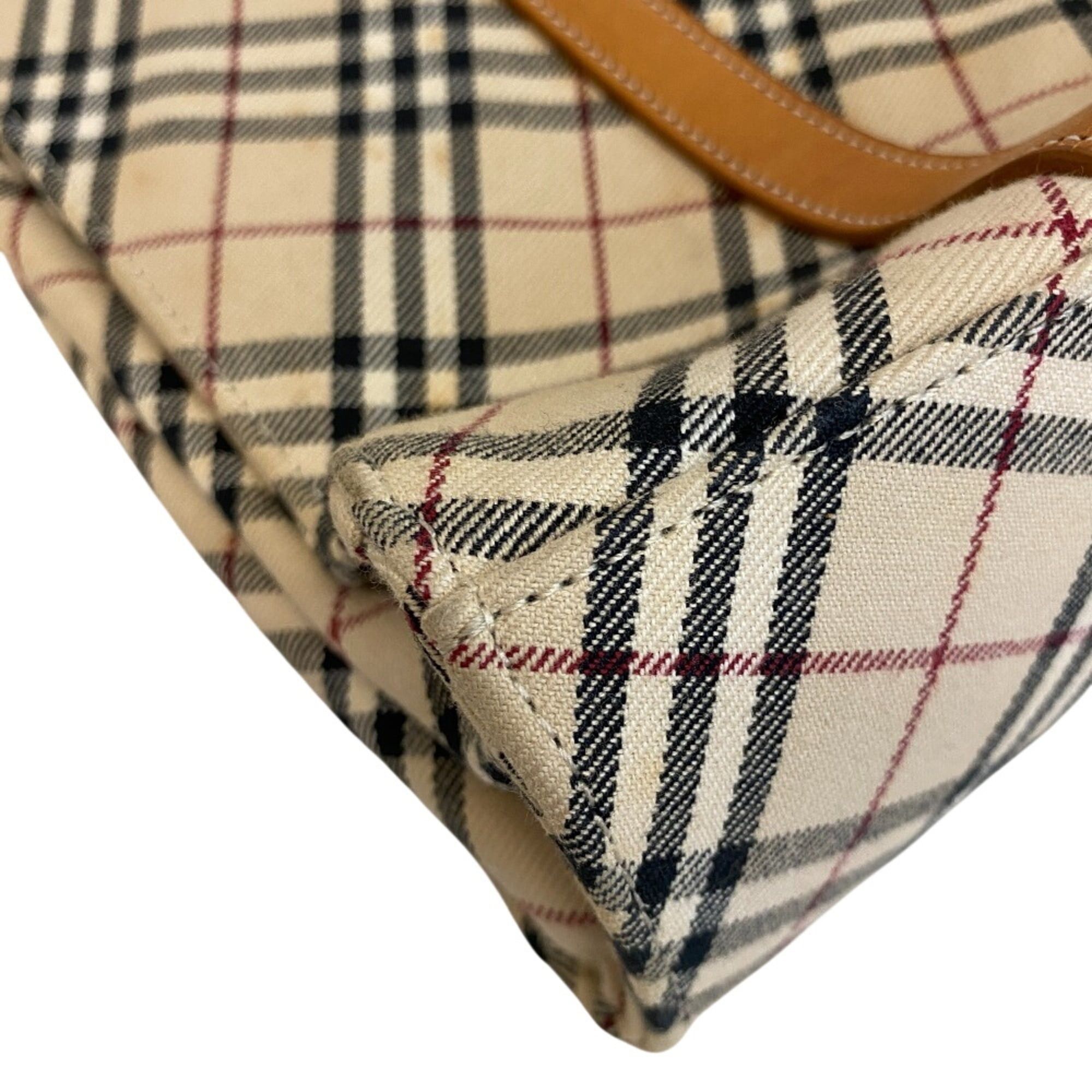 Burberry BURBERRY Nova Check Tote Bag Shoulder Beige Size ONE SIZE - 5 Thumbnail