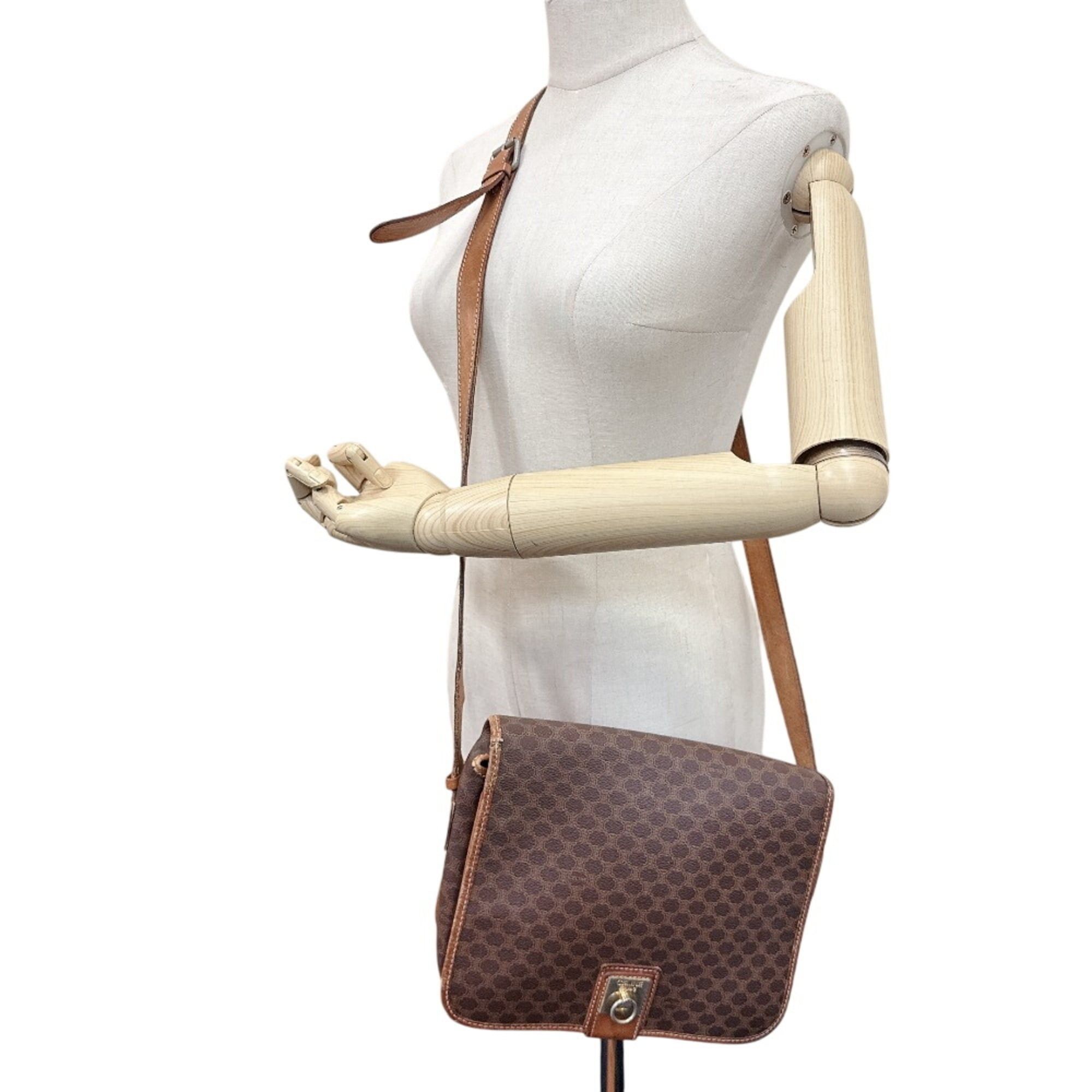 Celine CELINE Macadam Shoulder Bag, Brown Size ONE SIZE - 10 Thumbnail