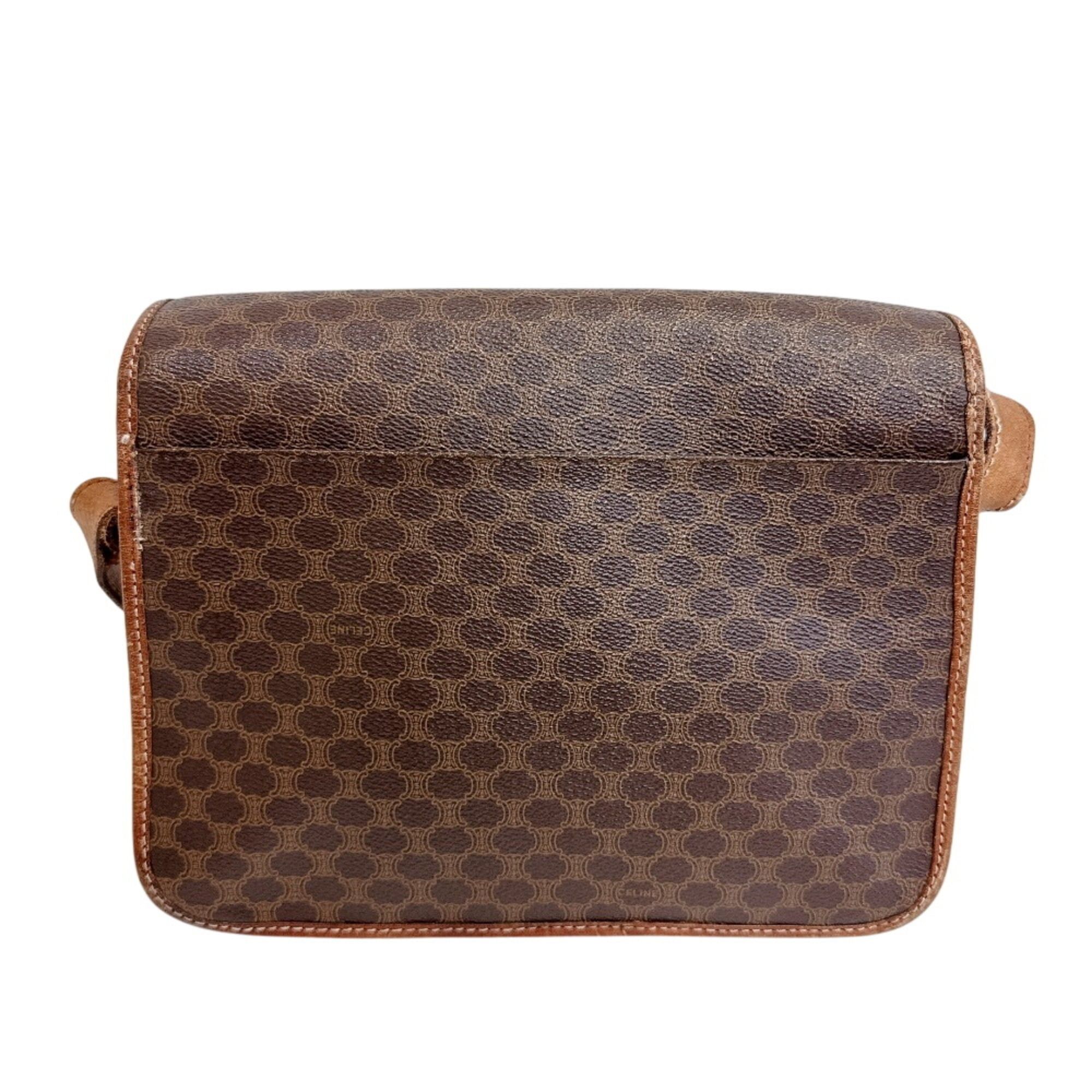 Celine CELINE Macadam Shoulder Bag, Brown Size ONE SIZE - 2 Thumbnail