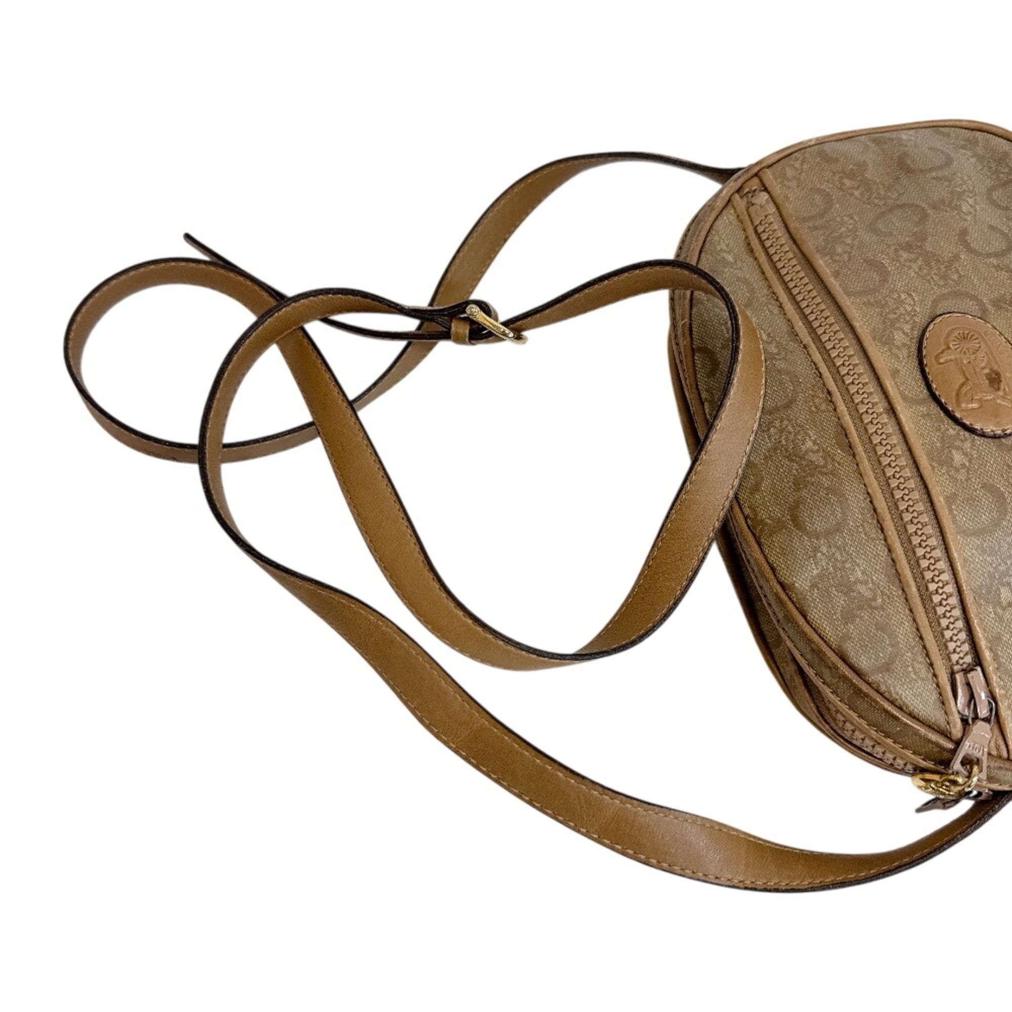 Celine CELINE Sulky Pochette C Carriage Pattern Shoulder Bag Brown Size ONE SIZE - 3 Thumbnail