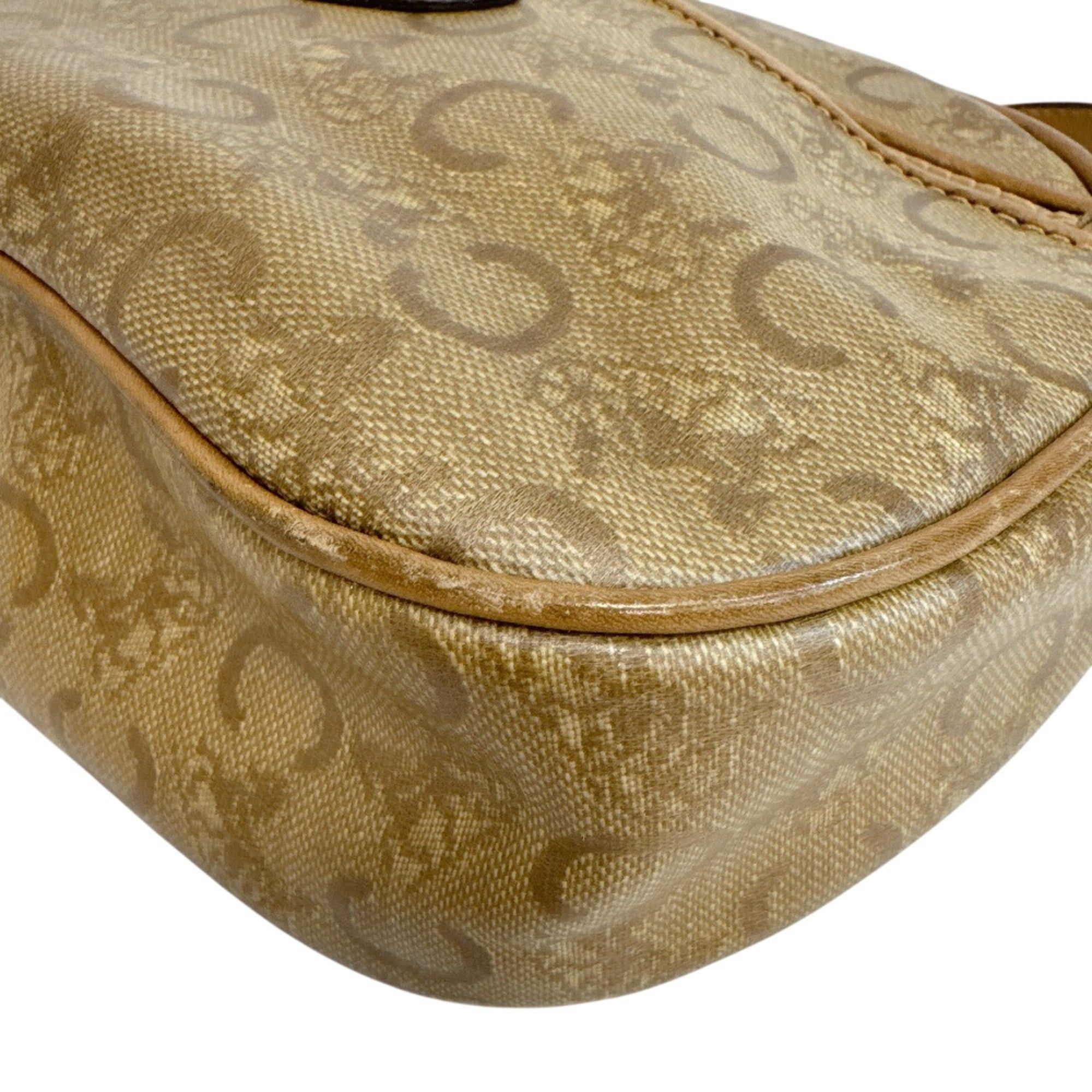Celine CELINE Sulky Pochette C Carriage Pattern Shoulder Bag Brown Size ONE SIZE - 5 Thumbnail