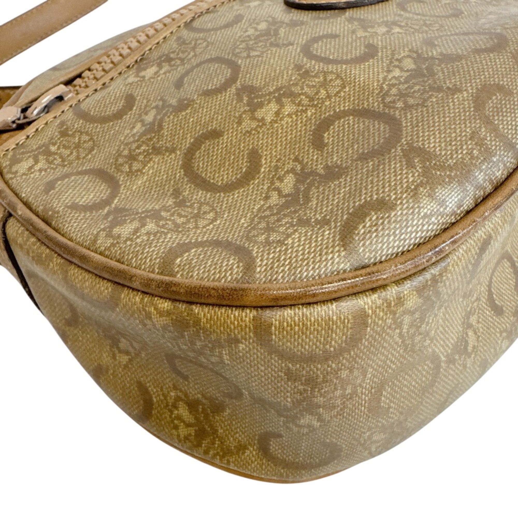 Celine CELINE Sulky Pochette C Carriage Pattern Shoulder Bag Brown Size ONE SIZE - 4 Thumbnail