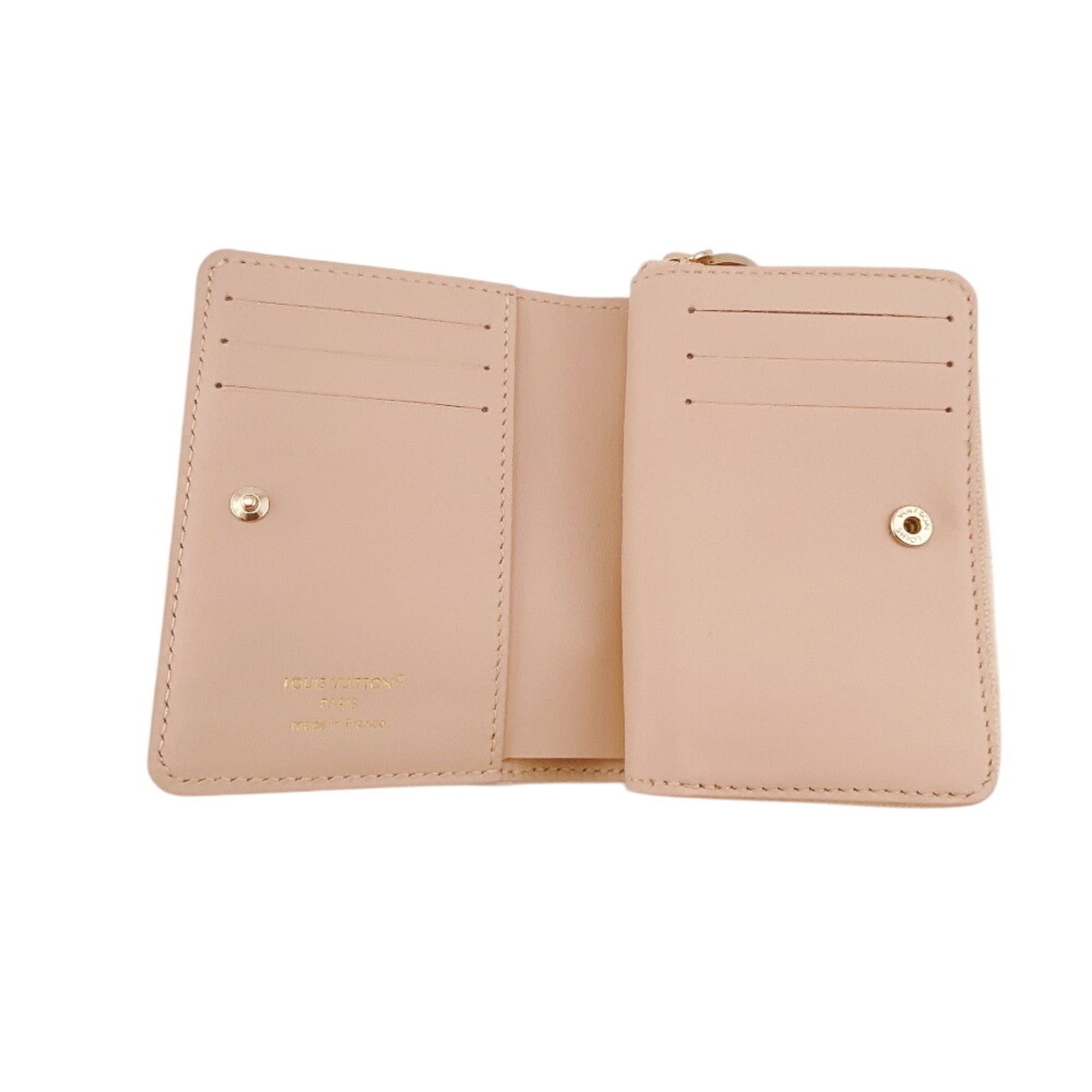 Louis Vuitton Louis Vuitton M25601 Portefeuille Lou Monogram Empreinte Bi-fold Wallet Pink Size ONE SIZE - 8 Thumbnail