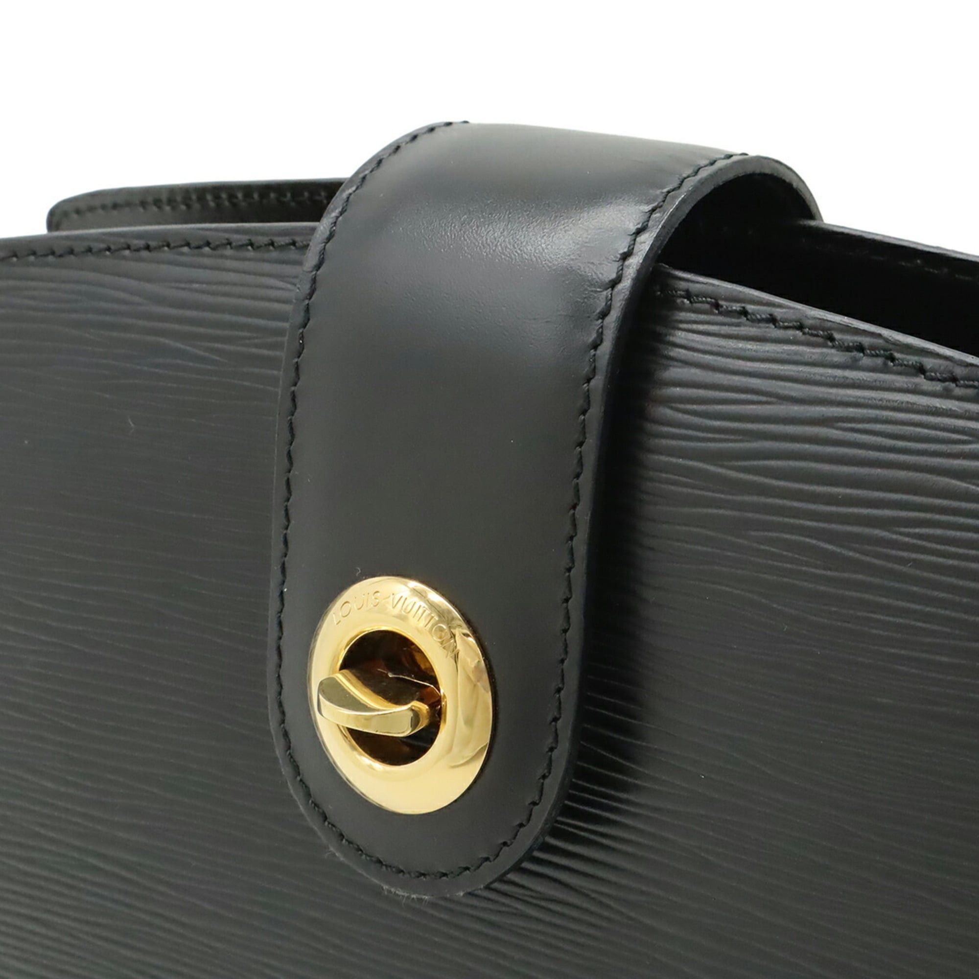 Louis Vuitton LOUIS VUITTON Epi Capucines Shoulder Bag, Noir Black, M52342 Size ONE SIZE - 7 Thumbnail