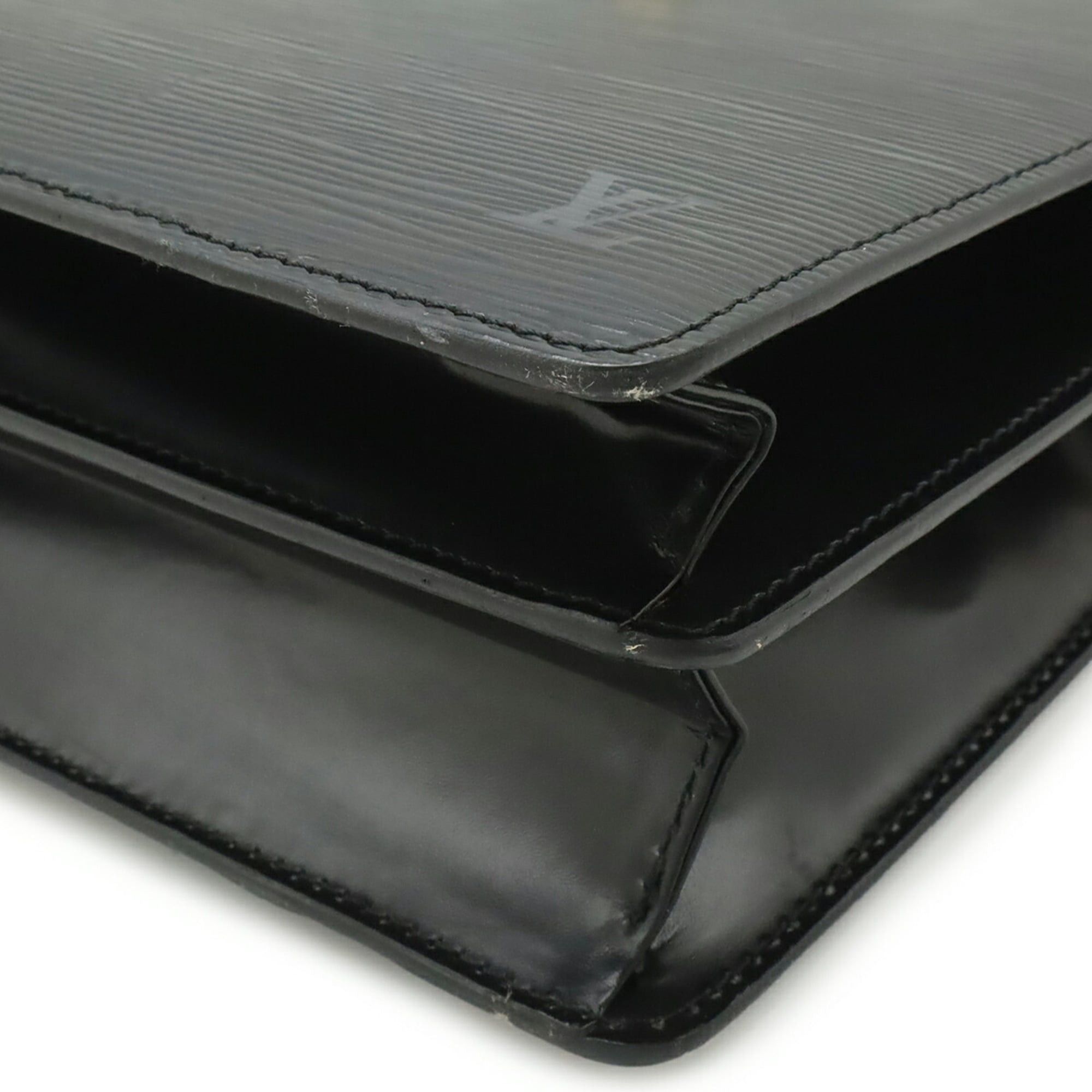 Louis Vuitton LOUIS VUITTON Epi Capucines Shoulder Bag, Noir Black, M52342 Size ONE SIZE - 4 Thumbnail