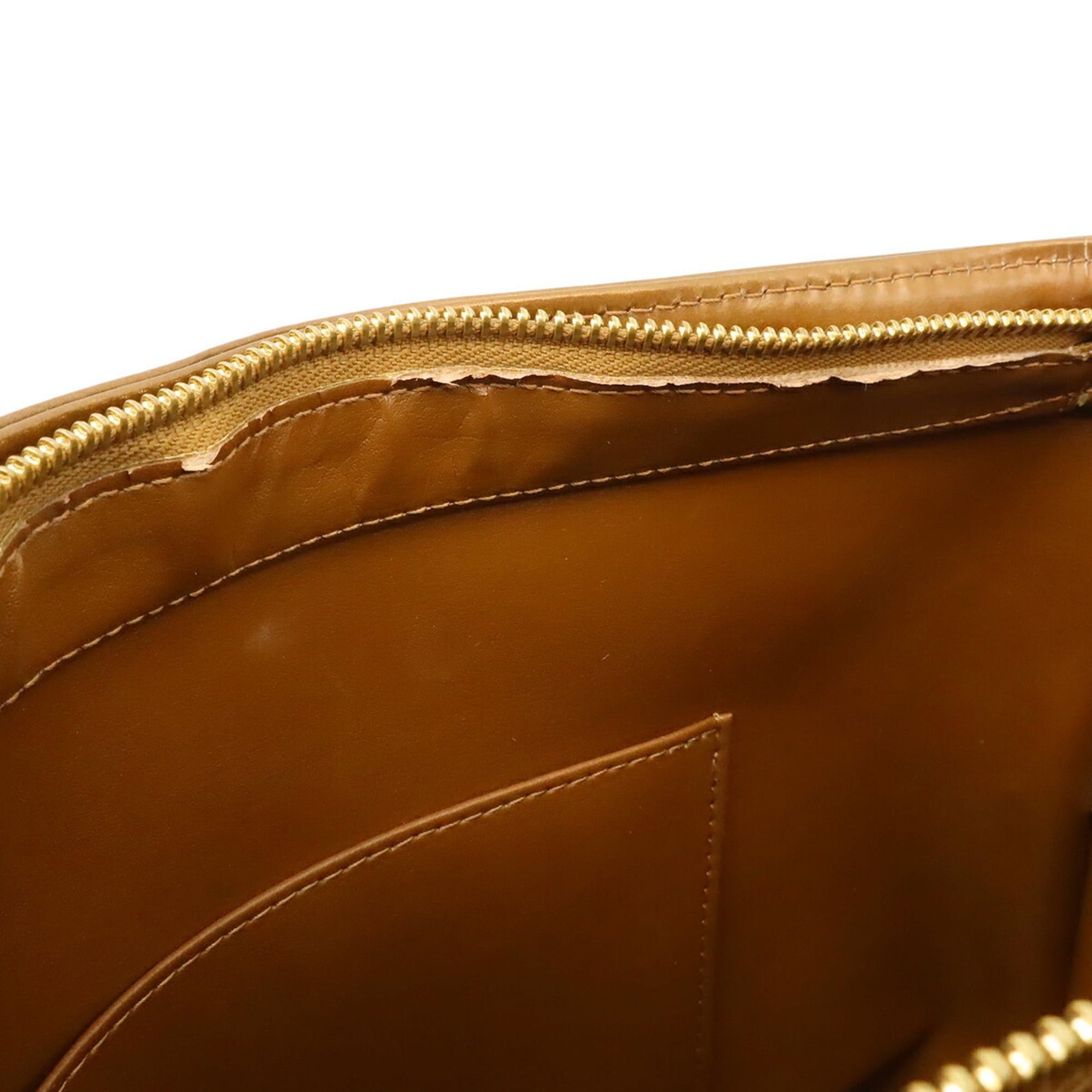 Louis Vuitton Louis Vuitton Monogram Vernis Houston Tote Bag Shoulder Enamel Bronze M91122 Size ONE SIZE - 8 Thumbnail