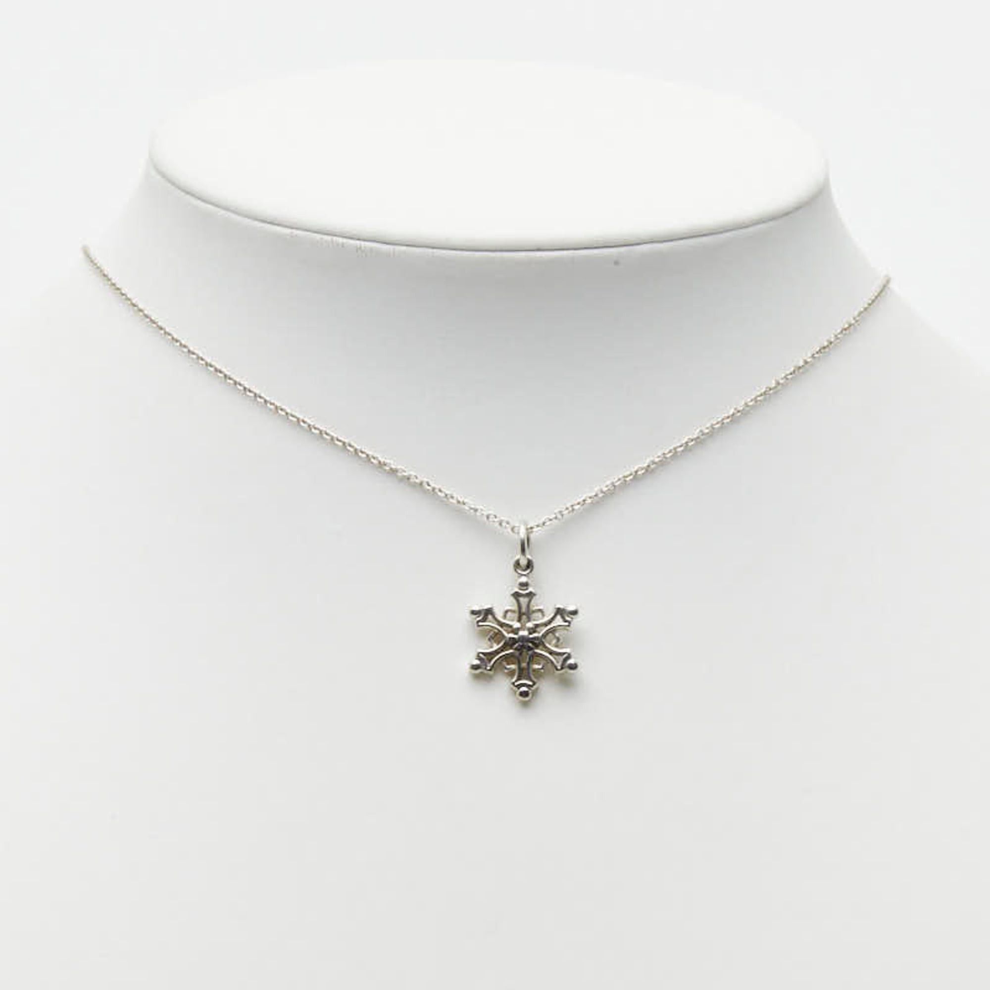 Tiffany & Co. Tiffany & Co. Snowflake Pendant Necklace, SV925 Silver, Women's. Size ONE SIZE - 9 Thumbnail