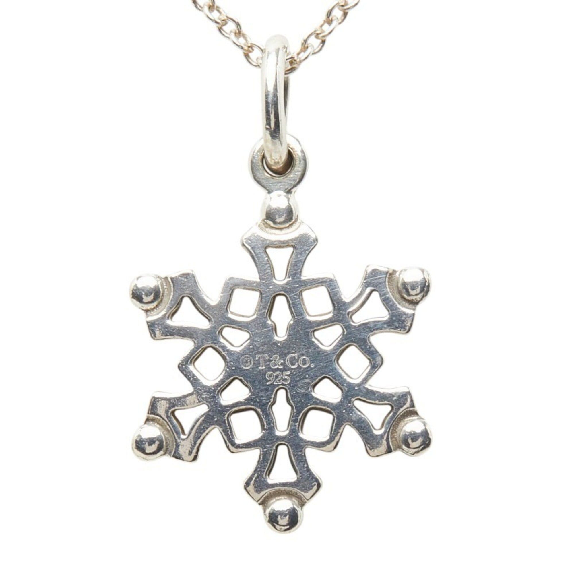 Tiffany & Co. Tiffany & Co. Snowflake Pendant Necklace, SV925 Silver, Women's. Size ONE SIZE - 3 Thumbnail