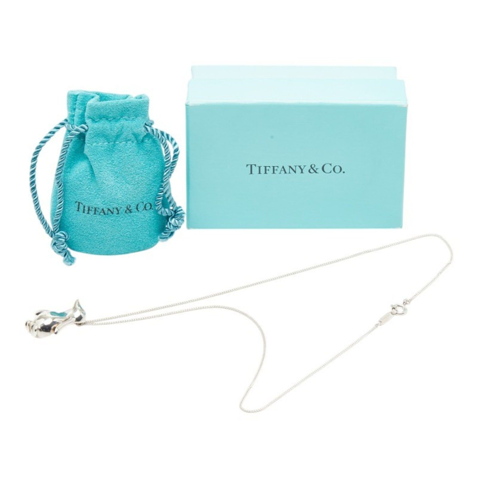 Tiffany & Co. Tiffany & Co. Penguin Motif Chain Pendant Necklace, SV925 Silver, Women's. Size ONE SIZE - 8 Thumbnail