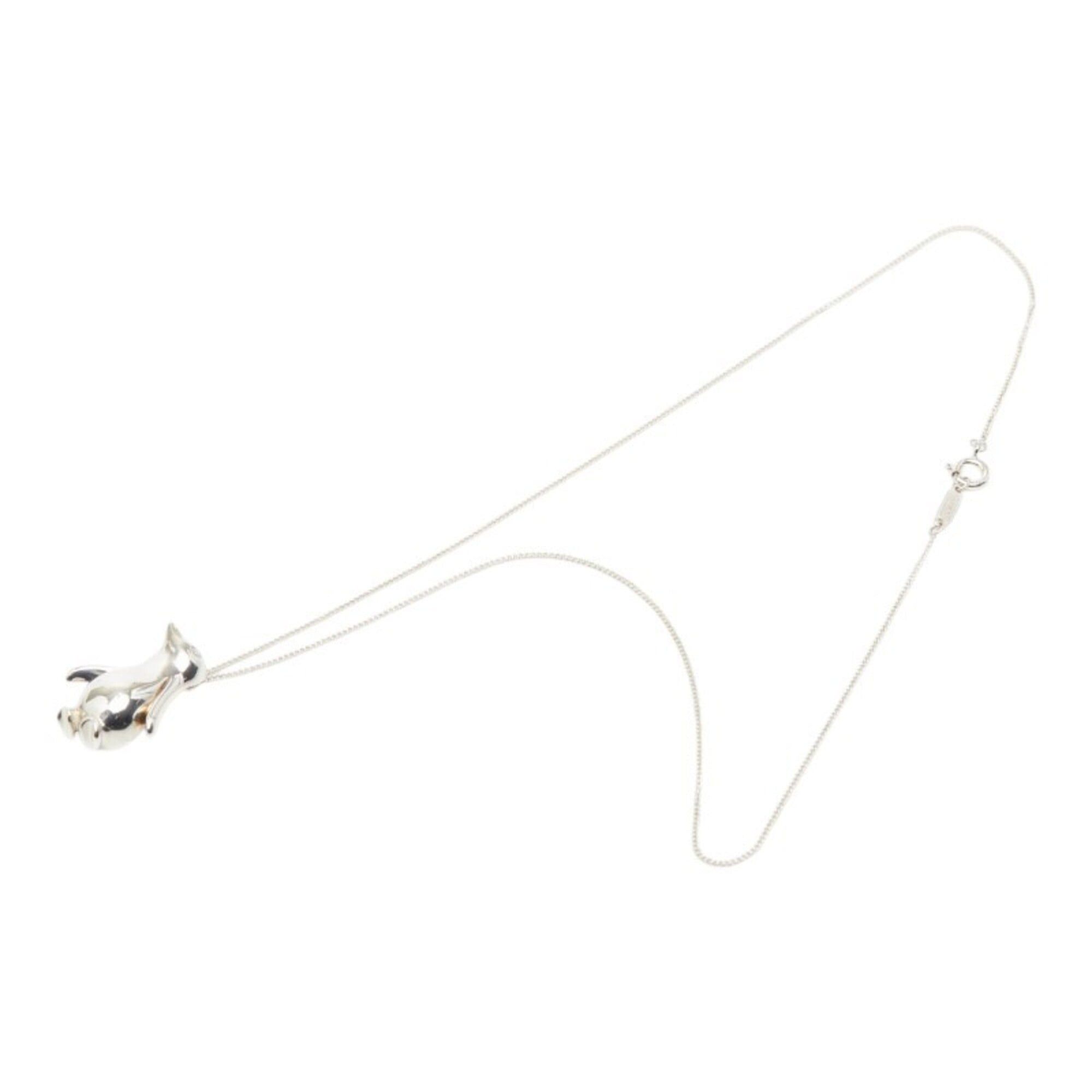 Tiffany & Co. Tiffany & Co. Penguin Motif Chain Pendant Necklace, SV925 Silver, Women's. Size ONE SIZE - 2 Thumbnail