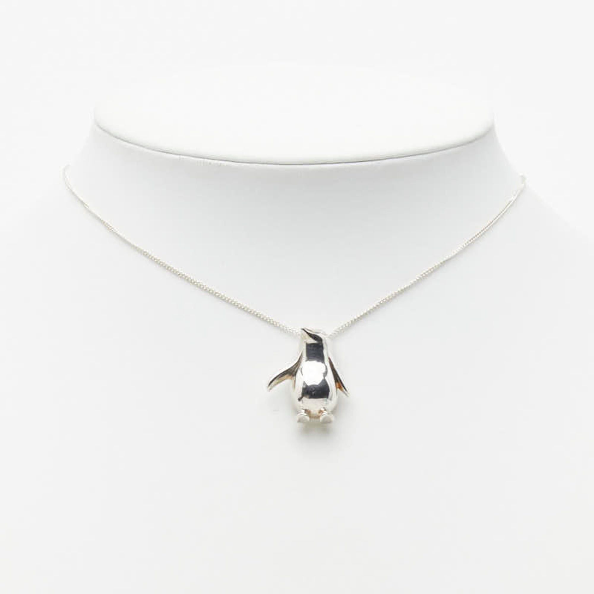 Tiffany & Co. Tiffany & Co. Penguin Motif Chain Pendant Necklace, SV925 Silver, Women's. Size ONE SIZE - 7 Thumbnail