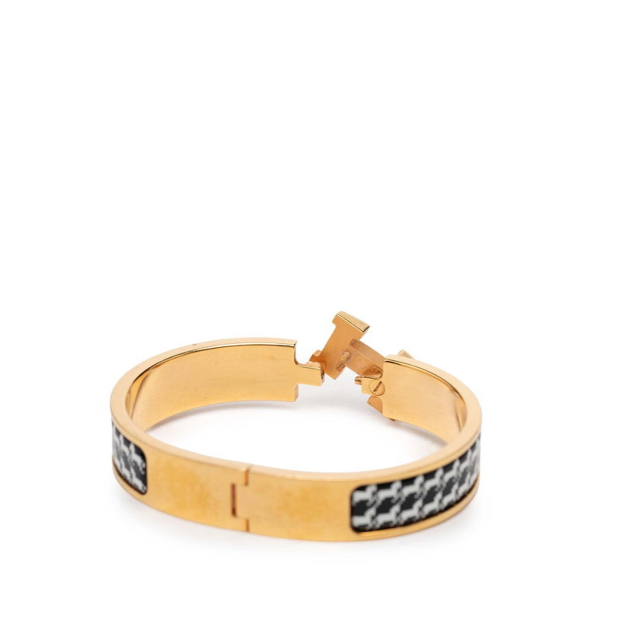 Hermes Hermes Click H PM Bracelet, Gold Multicolor Plated Enamel, Women's Size ONE SIZE - 4 Thumbnail