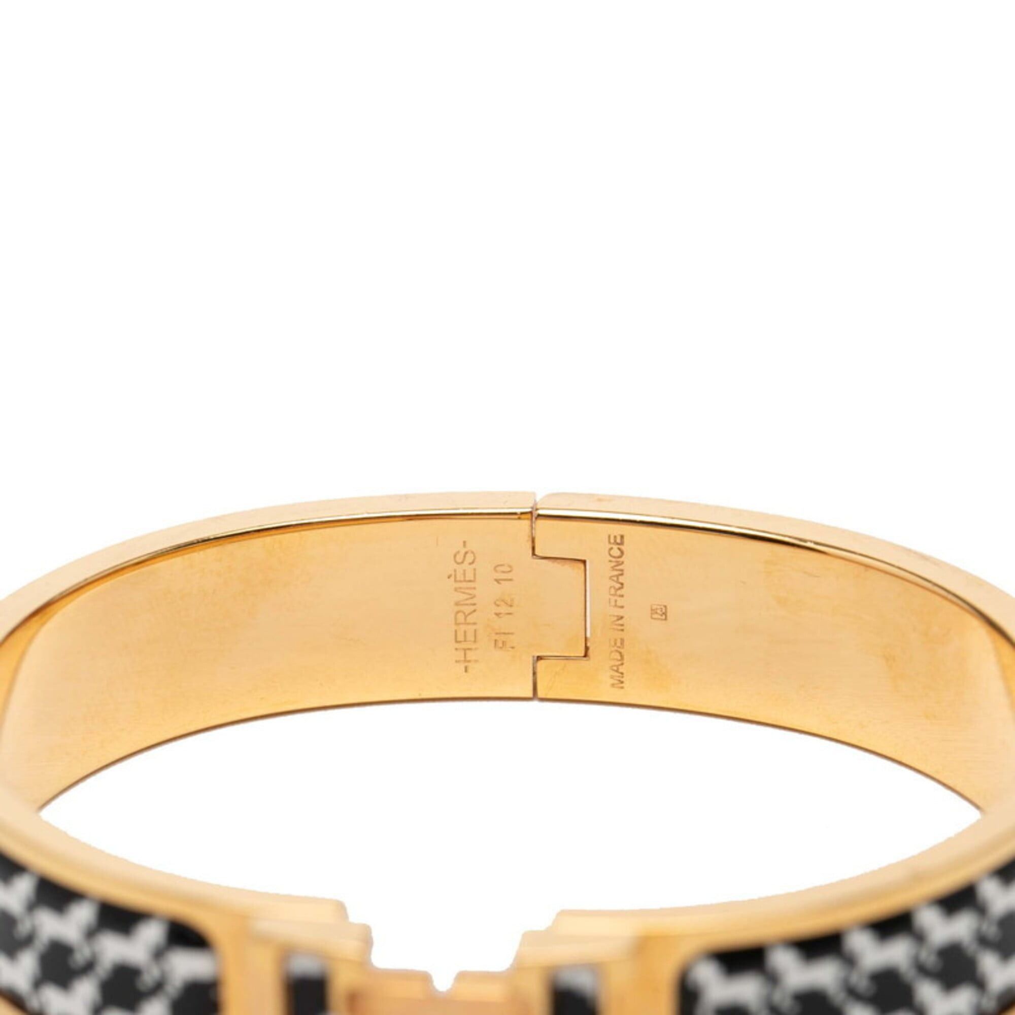Hermes Hermes Click H PM Bracelet, Gold Multicolor Plated Enamel, Women's Size ONE SIZE - 5 Thumbnail