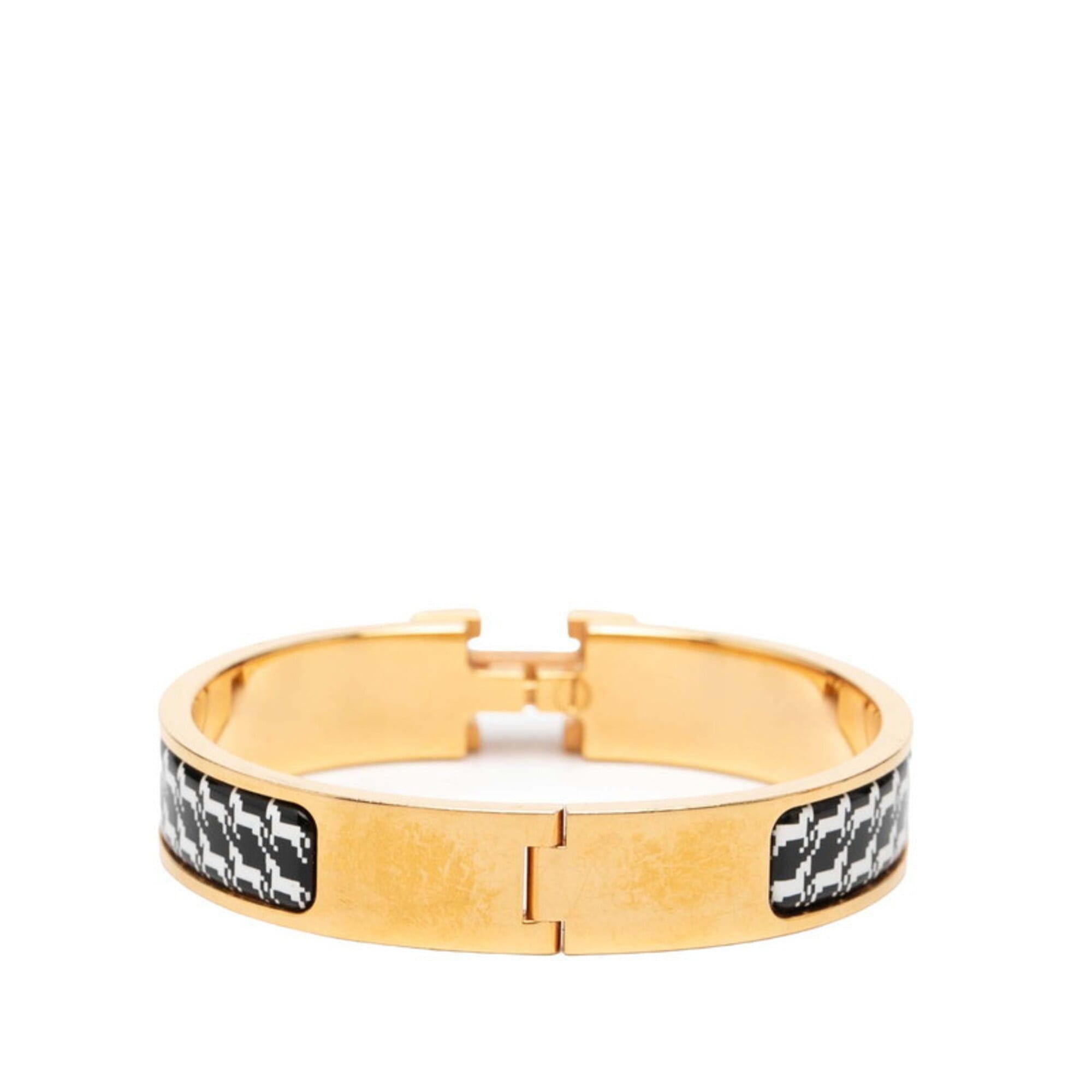 Hermes Hermes Click H PM Bracelet, Gold Multicolor Plated Enamel, Women's Size ONE SIZE - 3 Thumbnail