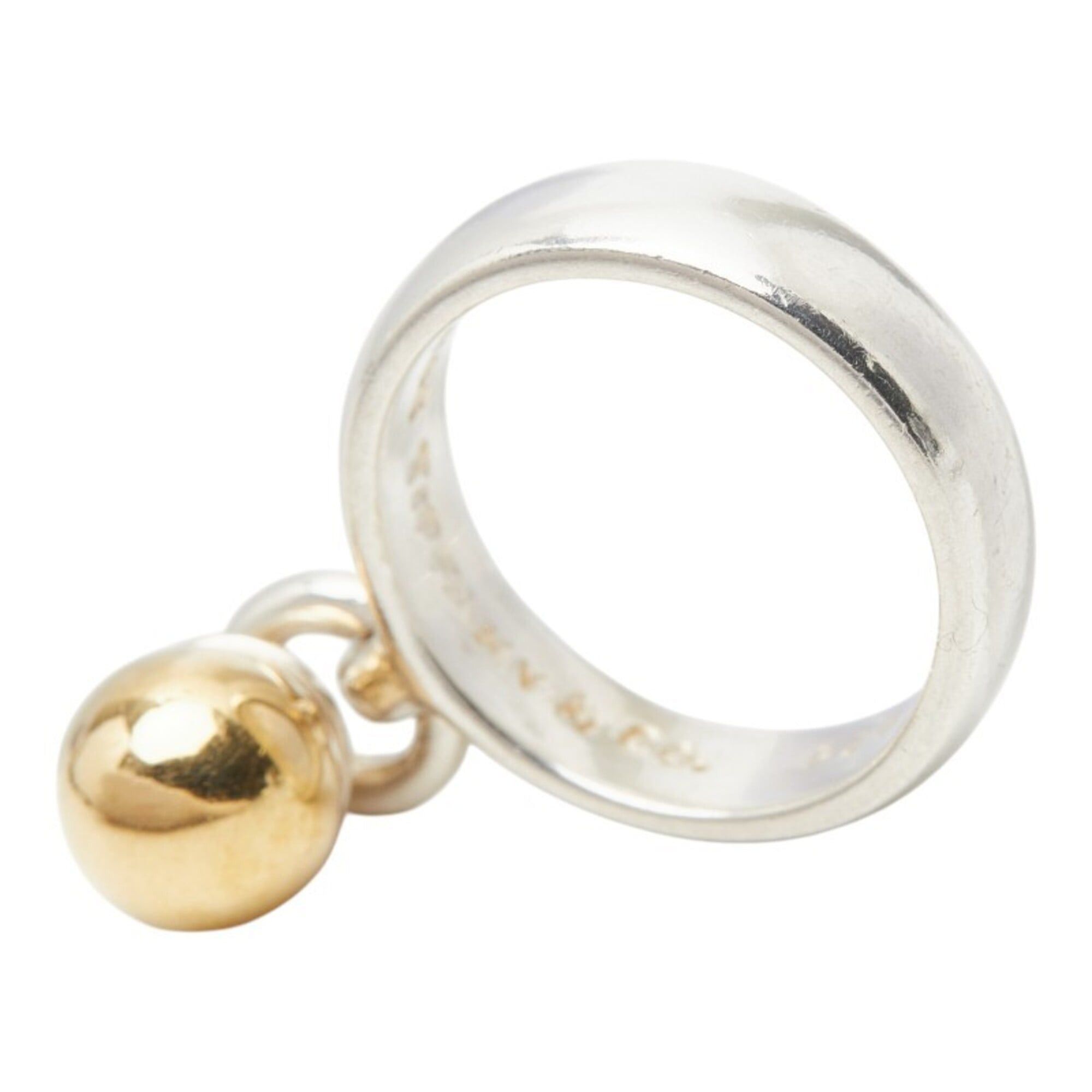 Tiffany & Co. Tiffany & Co. Door Knock Ball Ring, Silver and Gold ...