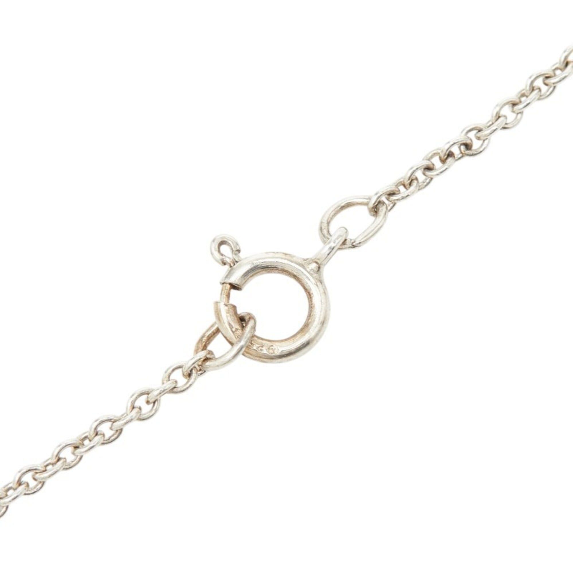 Tiffany & Co. Tiffany & Co. Leaf Motif Chain Pendant Necklace, SV925 Sterling Silver, 18K Yellow Gold (750), Women's. Size ONE SIZE - 6 Thumbnail
