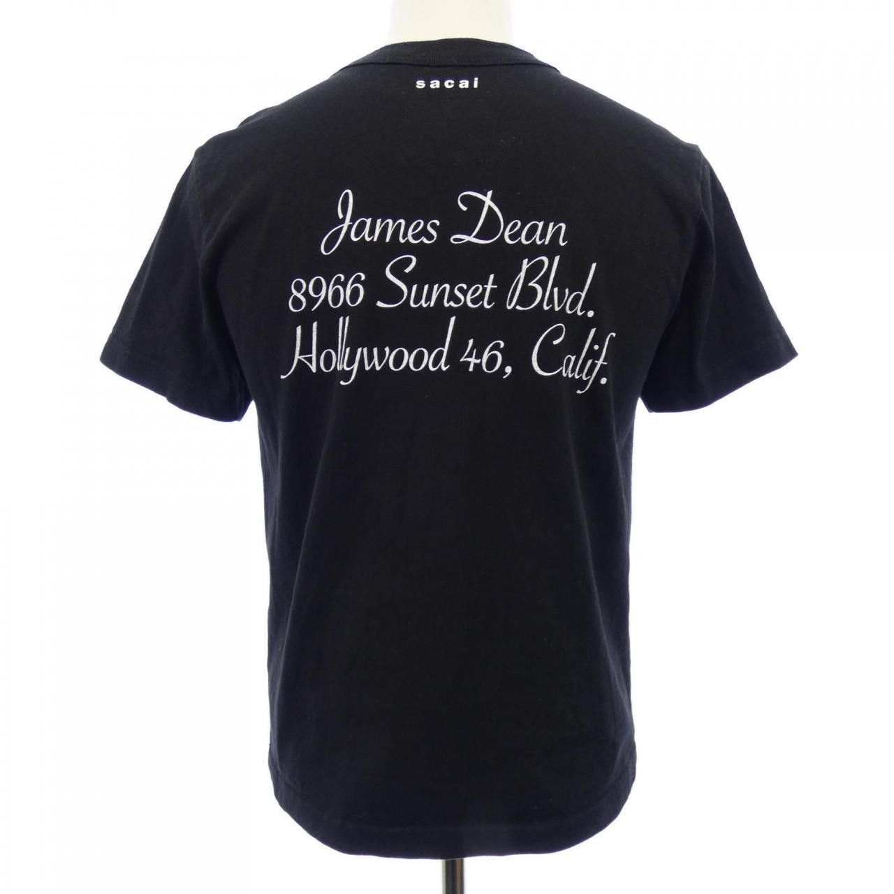 Sacai Sacai Sacai Cotton T Shirt Textile T-Shirts 25-0920S DUTY FREE for USA Size ONE SIZE - 2 Thumbnail