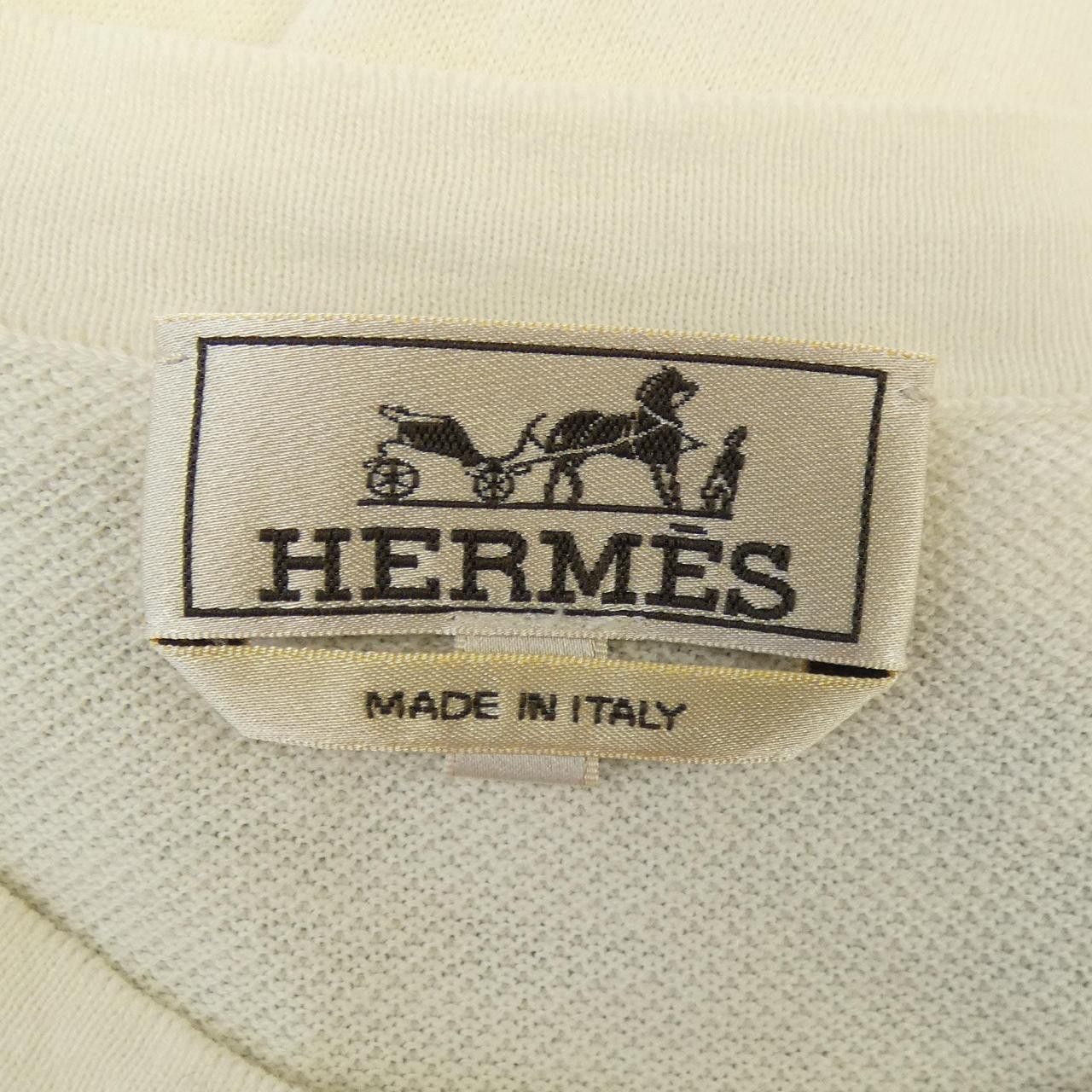 Hermes Hermes Hermes Cashmere Blend T Shirt Textile T-Shirts DUTY FREE for USA Size ONE SIZE - 4 Thumbnail