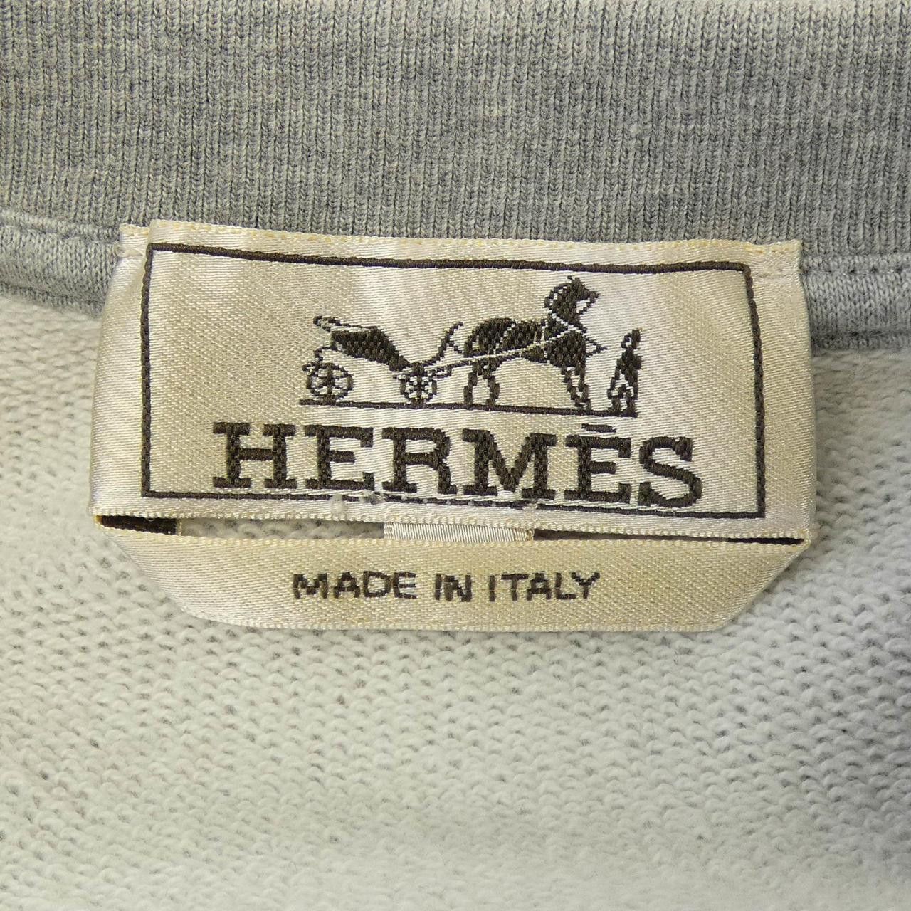 Hermes Hermes Hermes Crude Cell Cotton Sweatshirt Textile Sweatshirts & Hoodies DUTY FREE for USA Size ONE SIZE - 4 Thumbnail