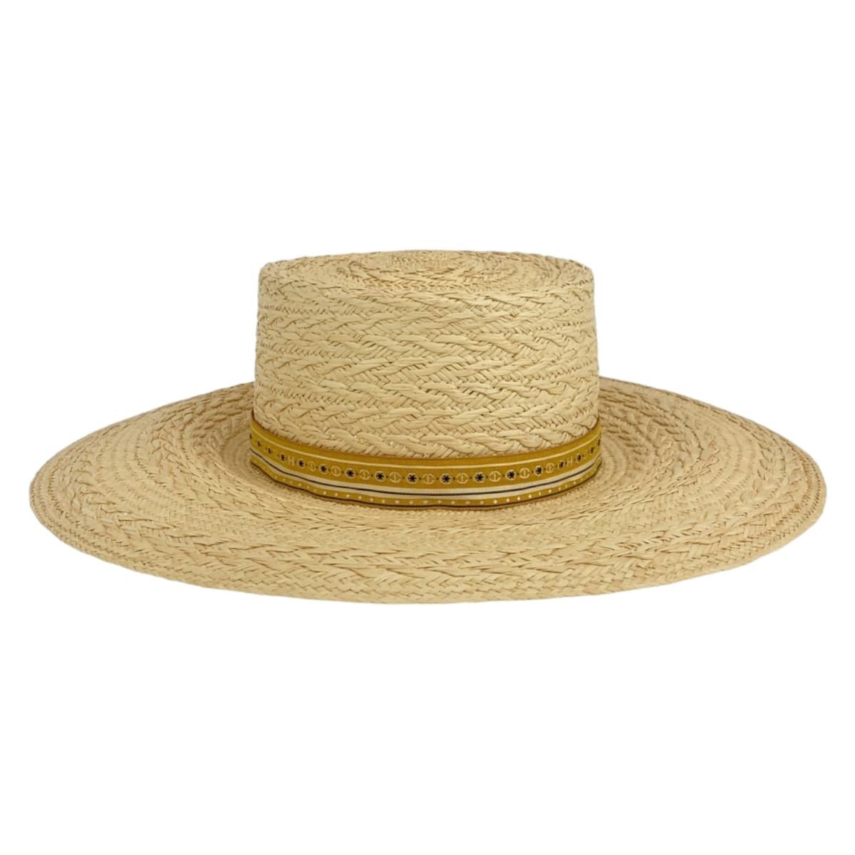 Hermes Hermes Hermes Andalusia Straw Polyester Hat Plant-based Hats DUTY FREE for USA Size ONE SIZE - 2 Thumbnail