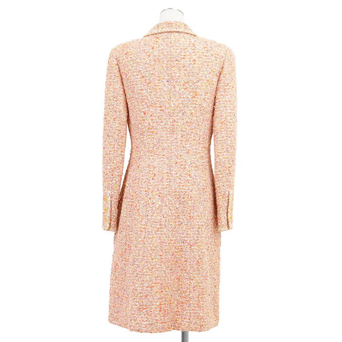 Chanel Chanel Chanel Tweed Coat Textile Outerwear P07981 DUTY FREE for USA Size ONE SIZE - 6 Thumbnail