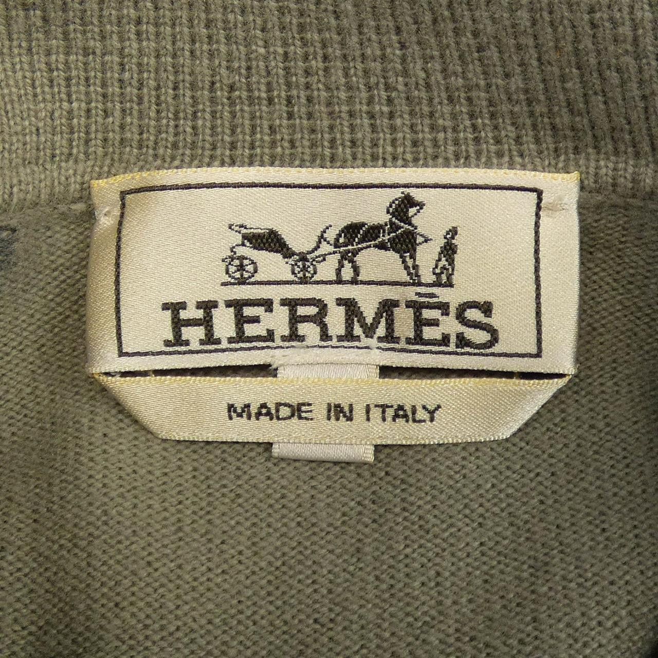 Hermes Hermes Hermes Wool Knit Textile Tops DUTY FREE for USA Size ONE SIZE - 4 Thumbnail