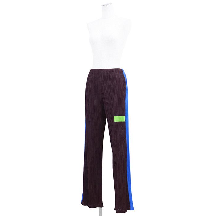 Issey Miyake Issey Miyake Pleats Please Pleated Pants Textile Bottoms DUTY FREE for USA Size ONE SIZE - 2 Thumbnail