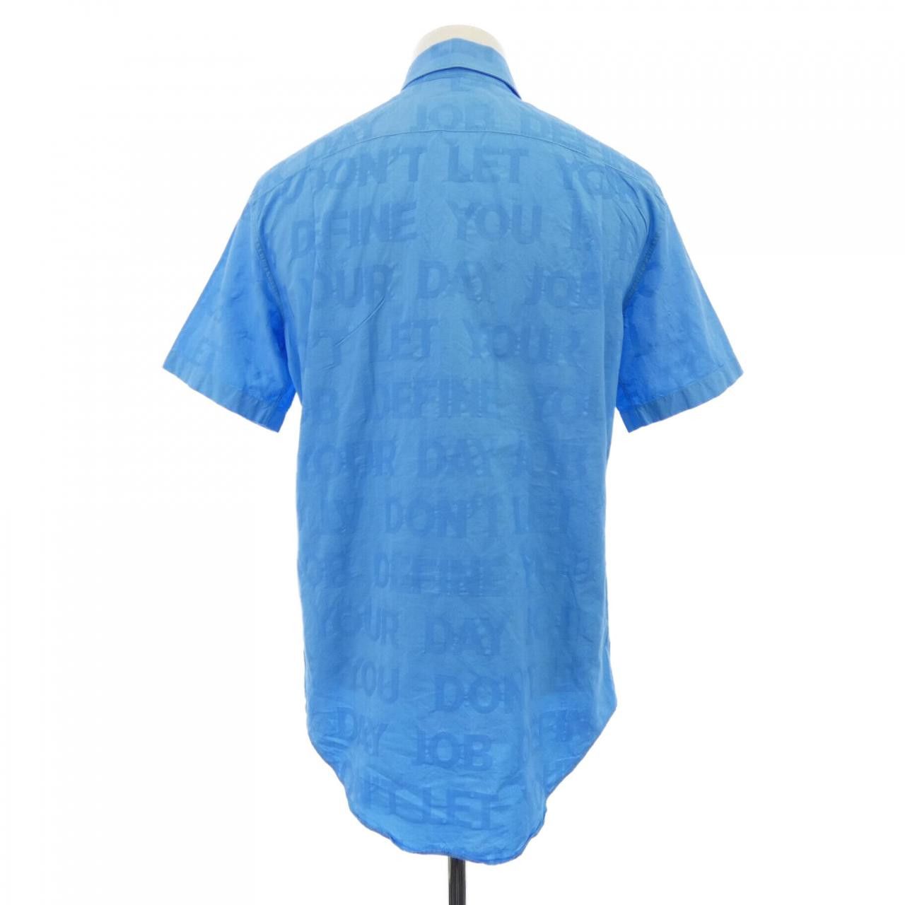 Louis Vuitton Louis Vuitton Louis Vuitton Short Sleeve Tonal Letter Shirt Shirt Textile Tops HLS19WET5 DUTY FREE for USA Size ONE SIZE - 2 Thumbnail
