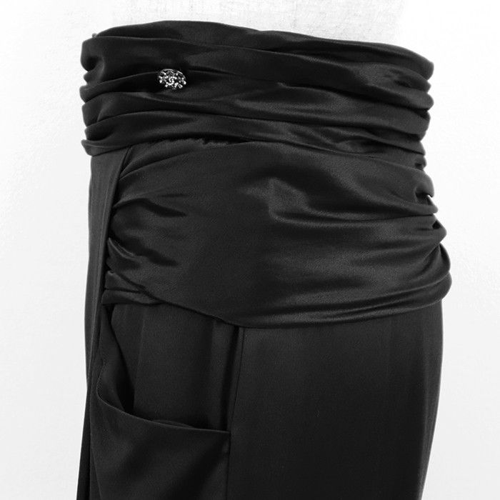 Chanel Chanel Chanel Silk Satin Pants Textile Bottoms P73174 DUTY FREE for USA Size ONE SIZE - 5 Thumbnail