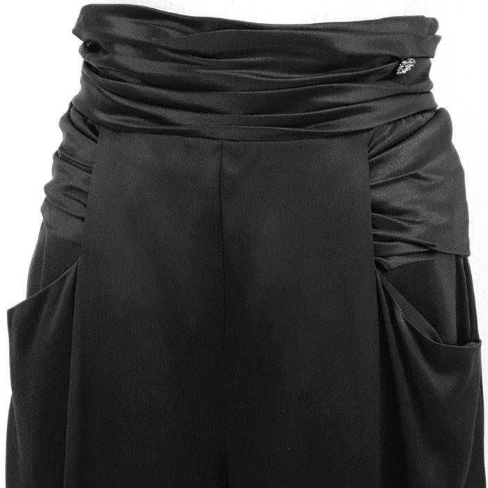 Chanel Chanel Chanel Silk Satin Pants Textile Bottoms P73174 DUTY FREE for USA Size ONE SIZE - 3 Thumbnail