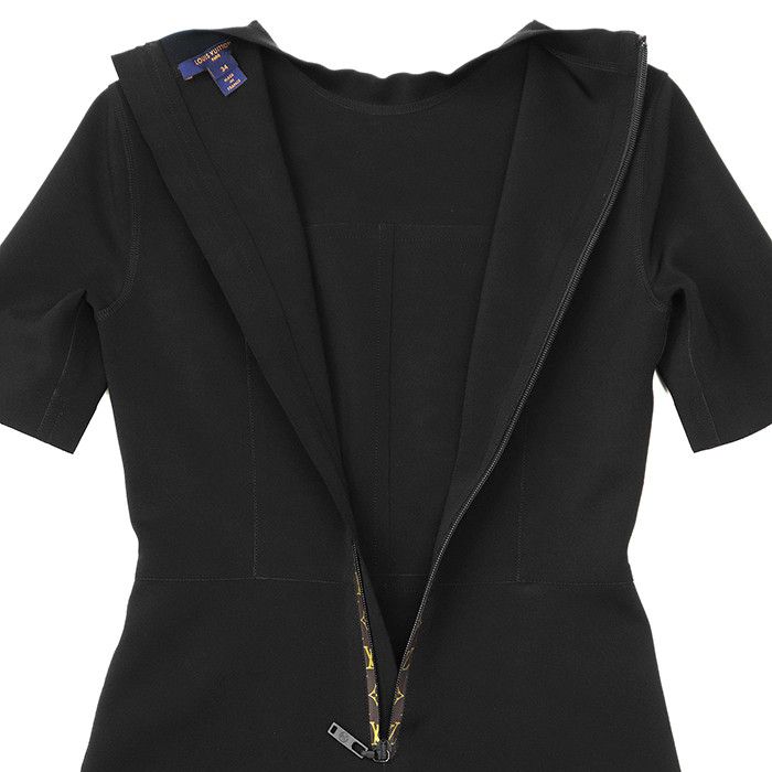 Louis Vuitton Louis Vuitton Louis Vuitton Monogram Jersey Dress Textile Dresses DUTY FREE for USA Size ONE SIZE - 9 Thumbnail